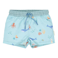 Swim Shorts - Green - Ocean Friends 