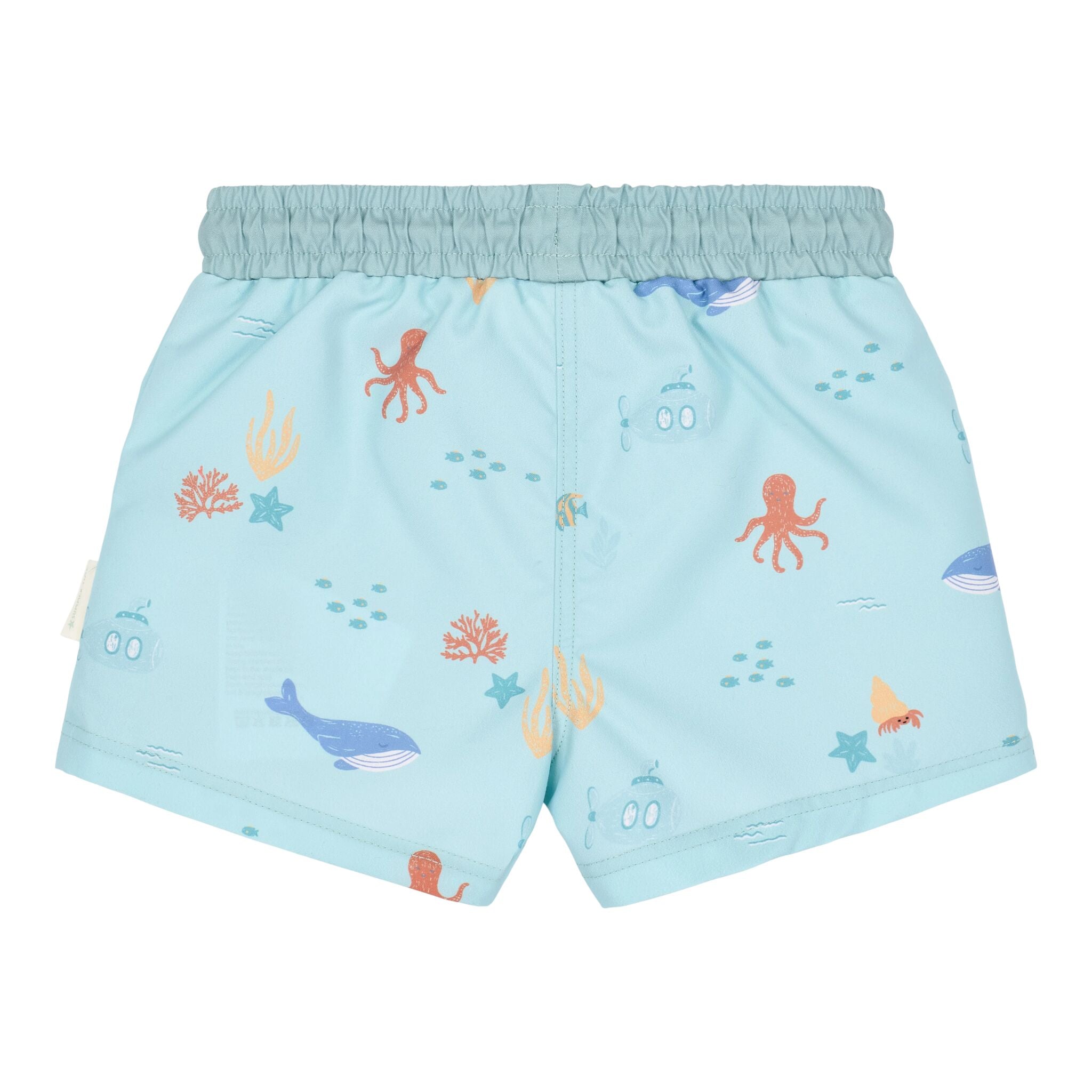 Swim Shorts - Green - Ocean Friends 