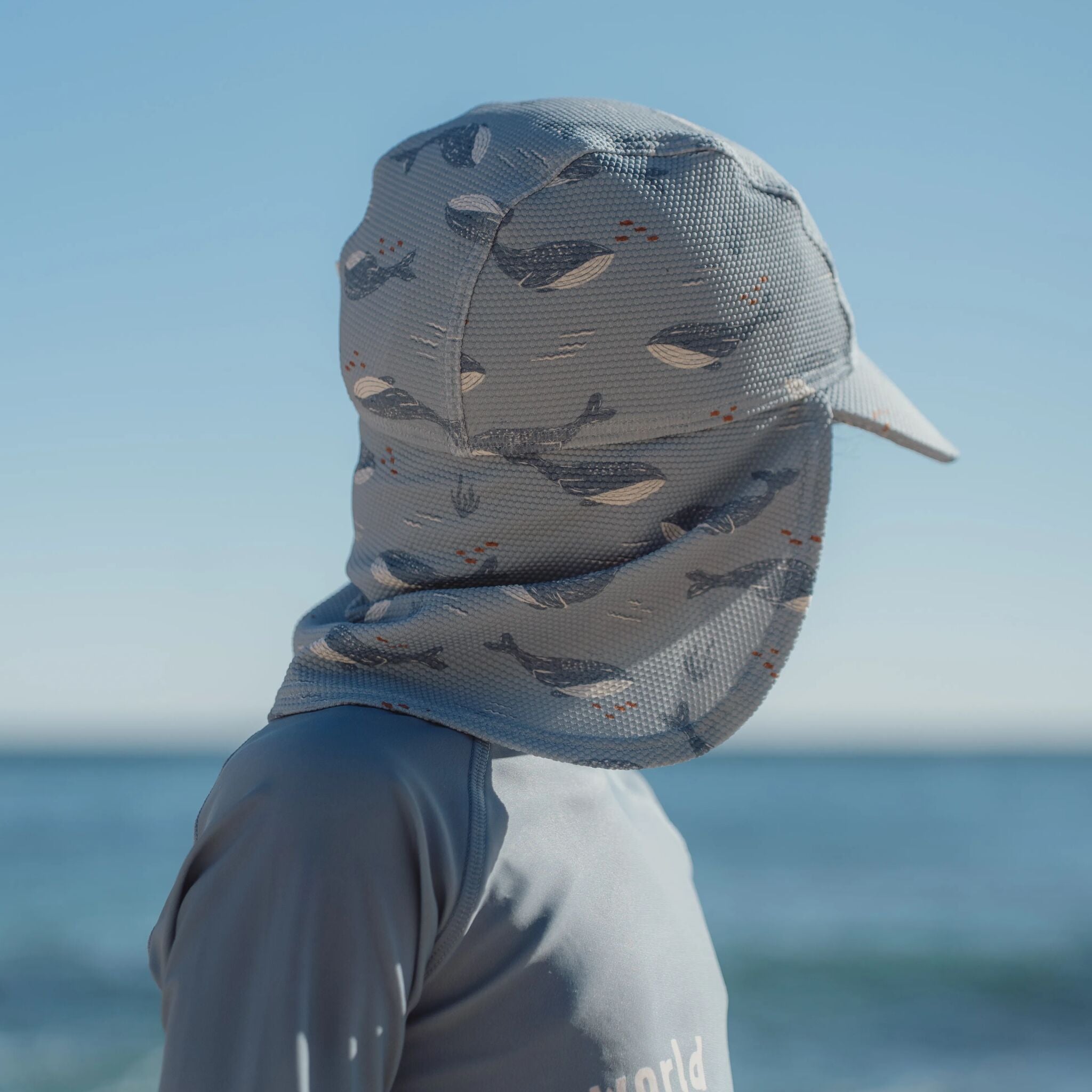 Schwimmkappe - Blau - Ozeanspritzer 