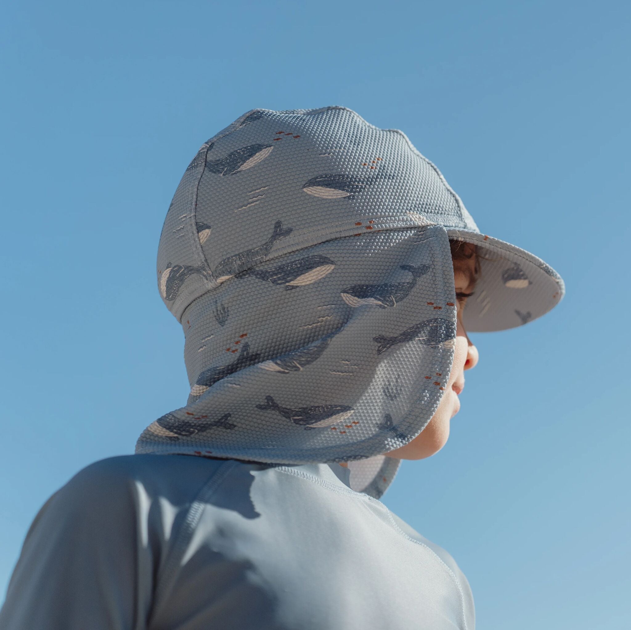 Schwimmkappe - Blau - Ozeanspritzer 