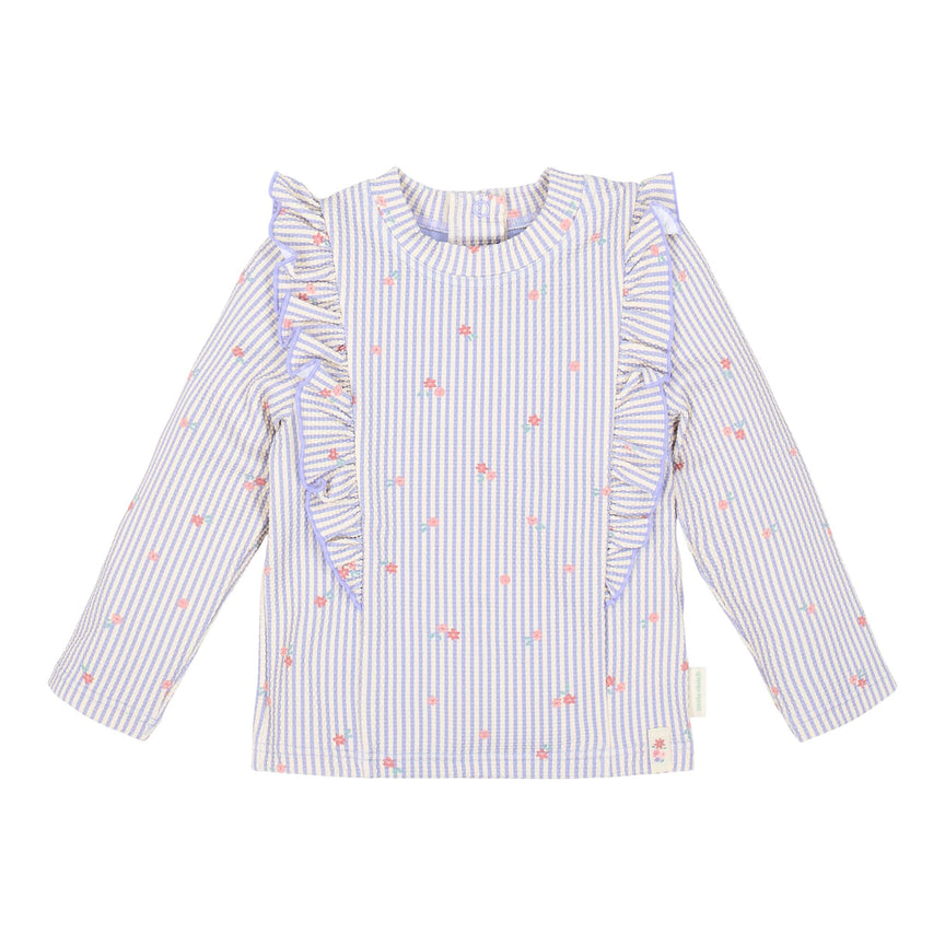 Zwemshirt lange mouw - UPF 40 - Paars - Dreamy Stripes