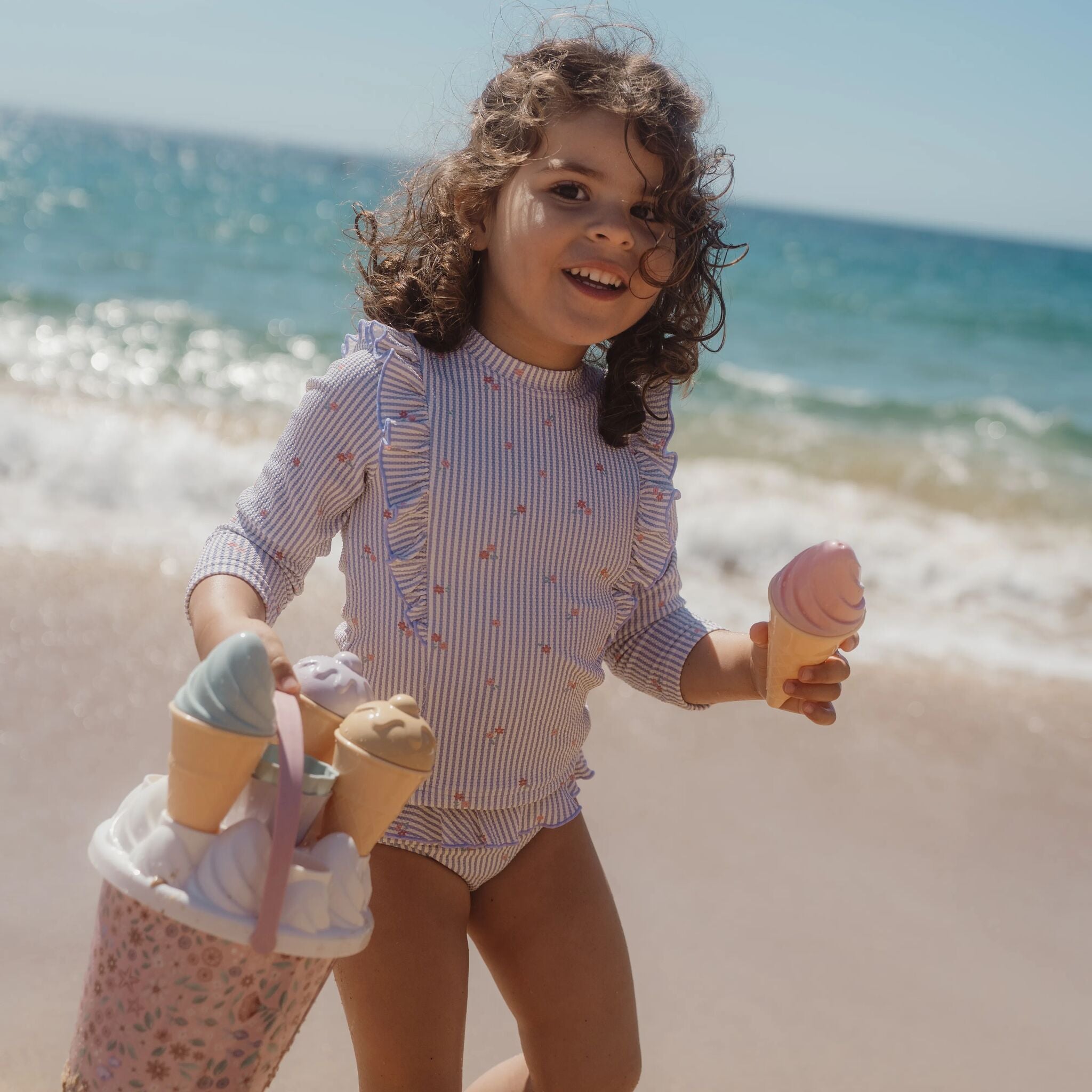 Zwembroekje - Paars - Dreamy Stripes