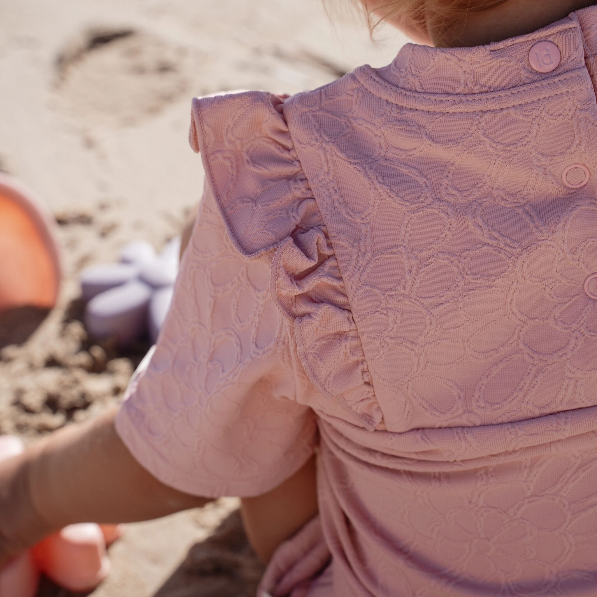 Zwemshirt korte mouw - Roze