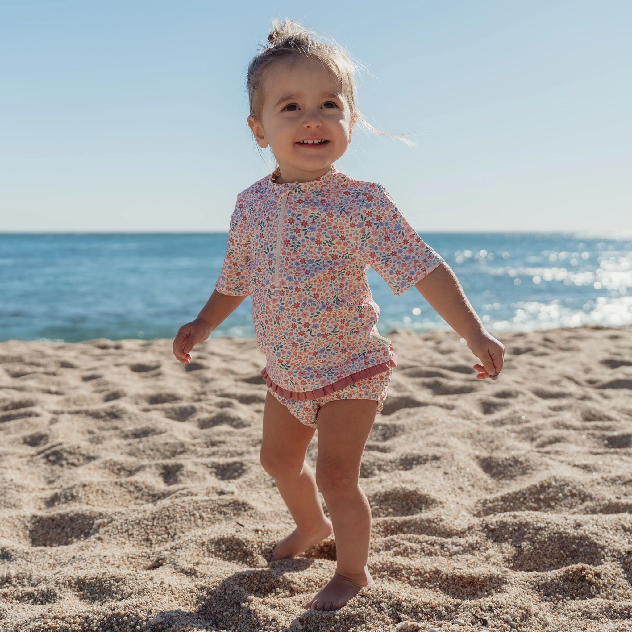 Zwemshirt korte mouw - Dreamy Flowerfield