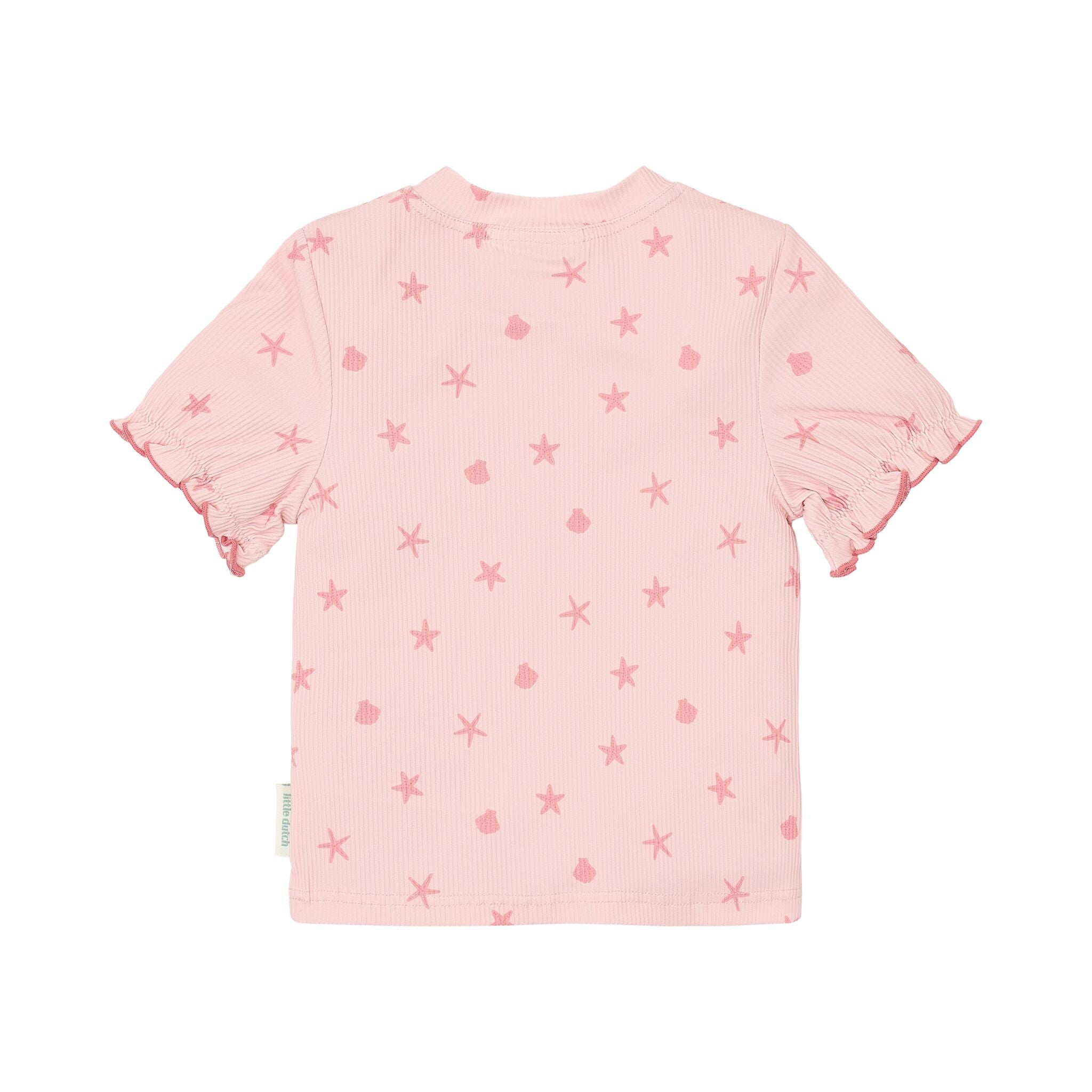 Zwemshirt korte mouw - Roze - Dreamy Seashells