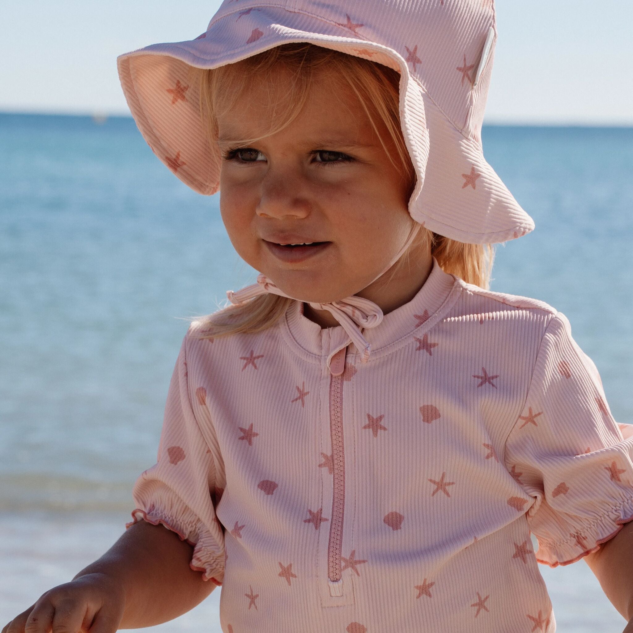Zwemshirt korte mouw - Roze - Dreamy Seashells