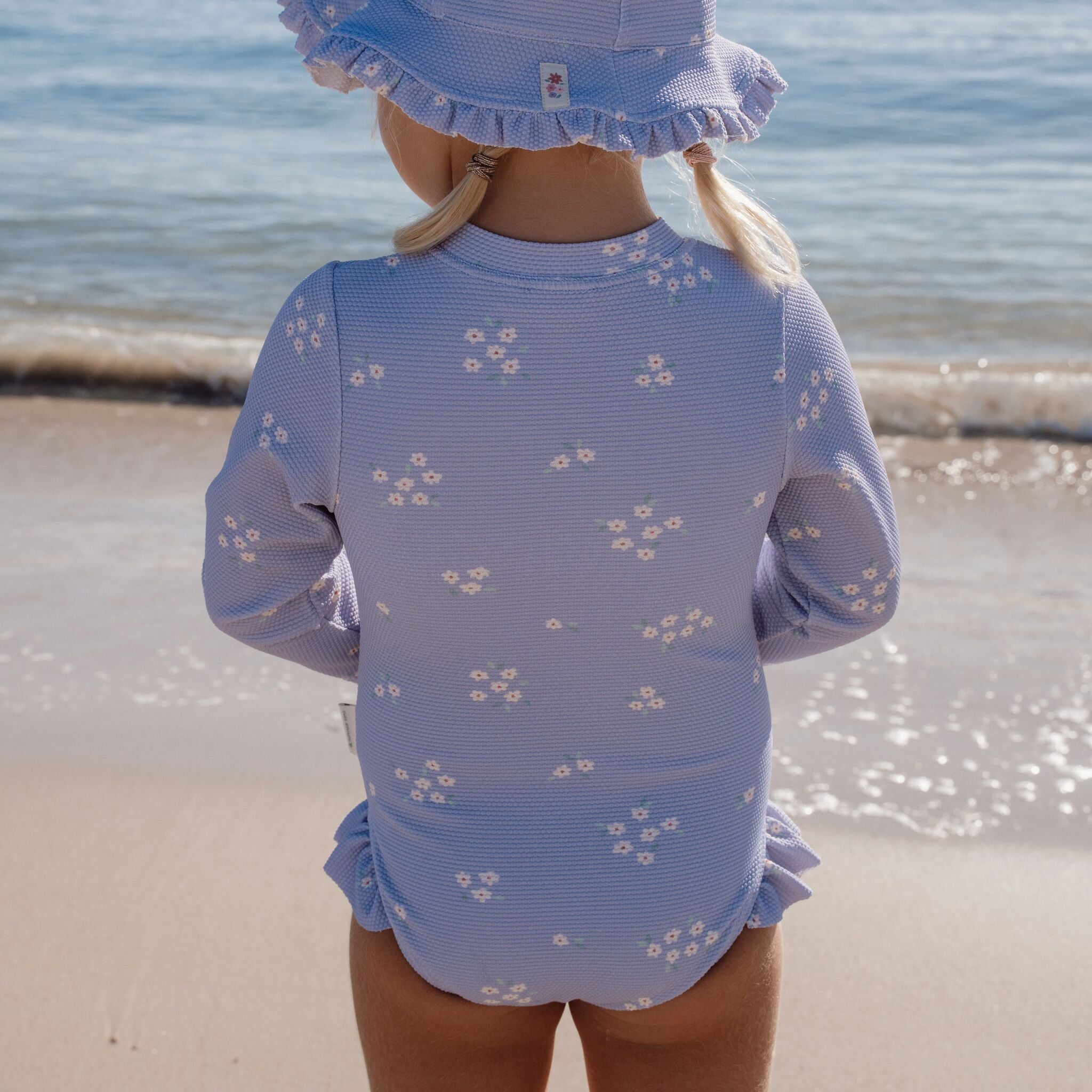 Badpak lange mouw - UPF 40 - Paars - Dreamy Lavender