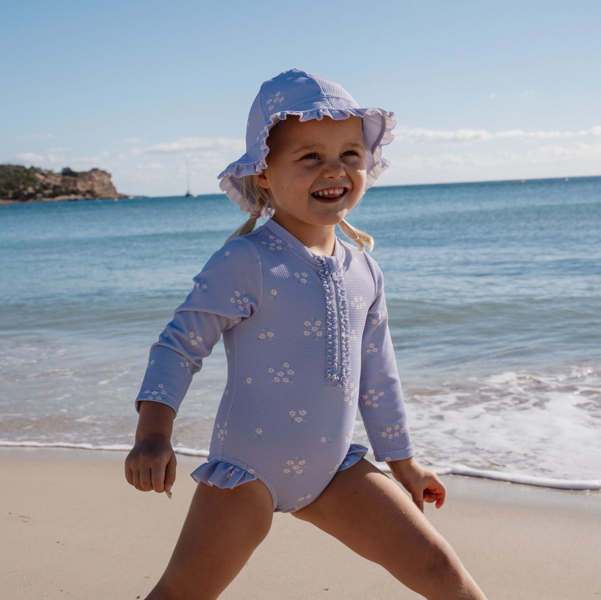 Badpak lange mouw - UPF 40 - Paars - Dreamy Lavender