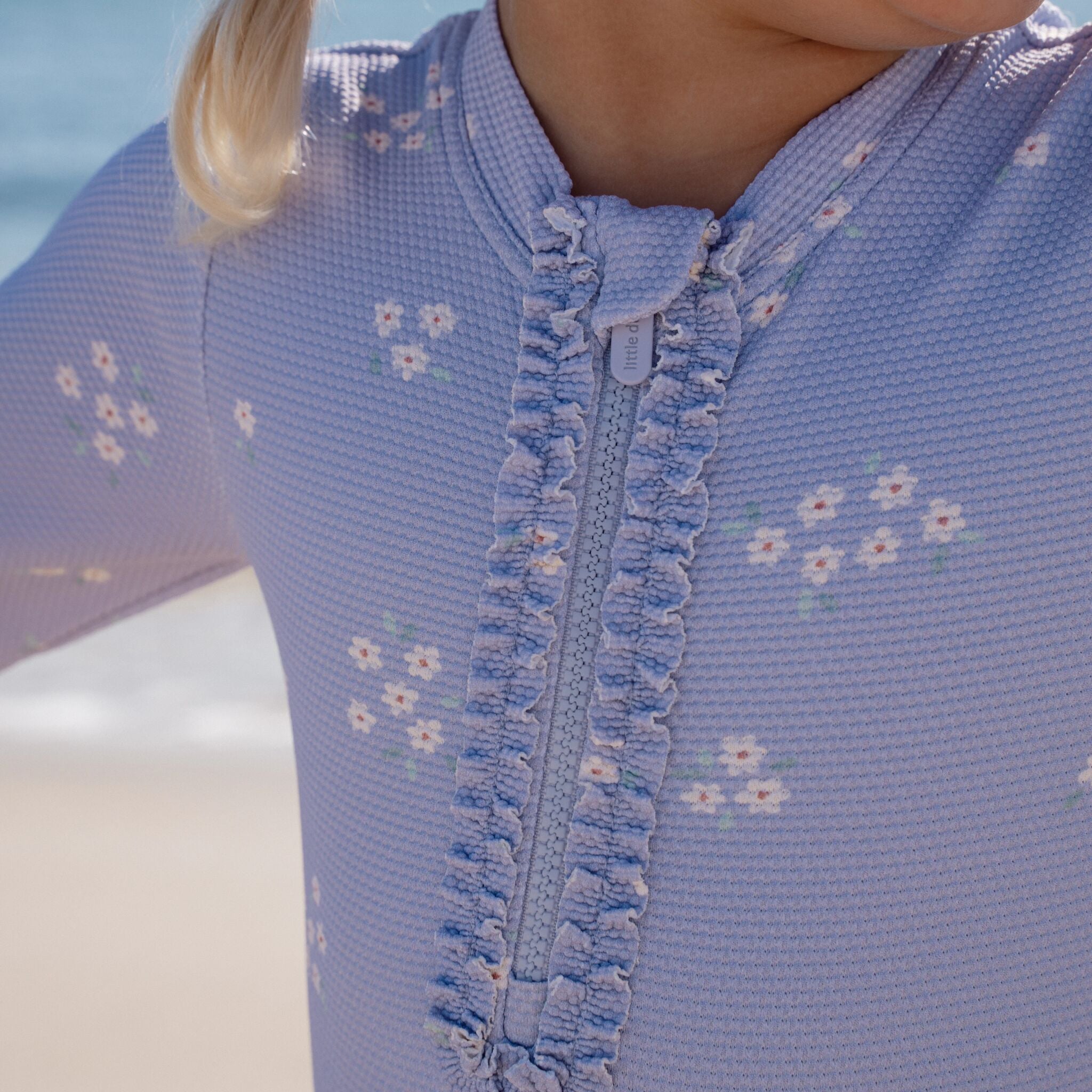 Badpak lange mouw - UPF 40 - Paars - Dreamy Lavender