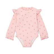 Badpak lange mouw - UPF 40 - Roze - Dreamy Seashells