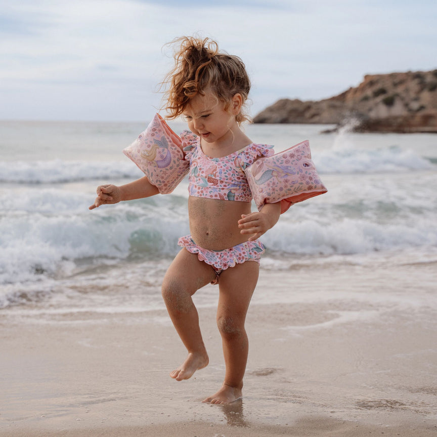 Bikini - Pink - Mermaid print 