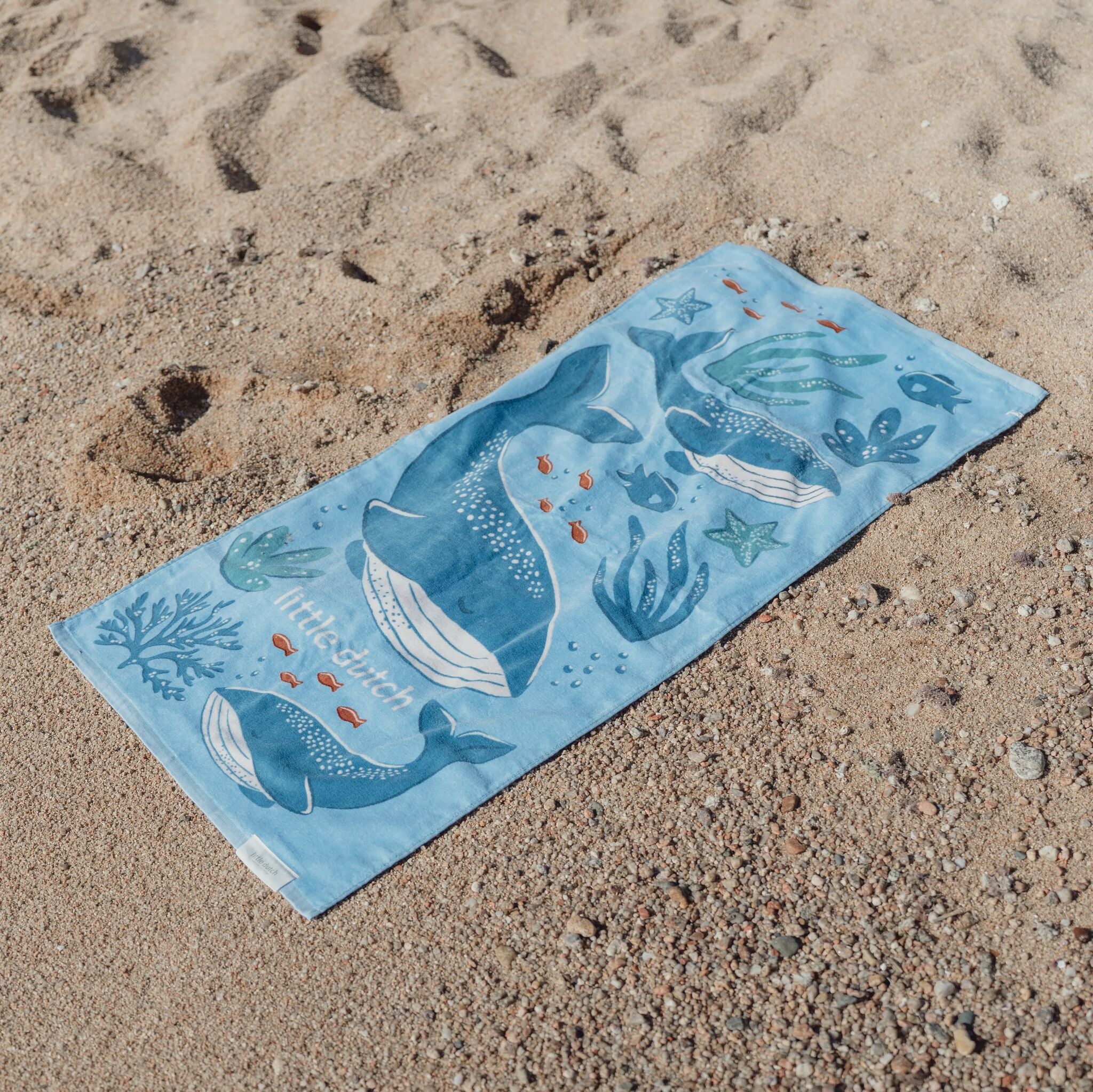 Strandtuch - Blau - Ocean Splash 