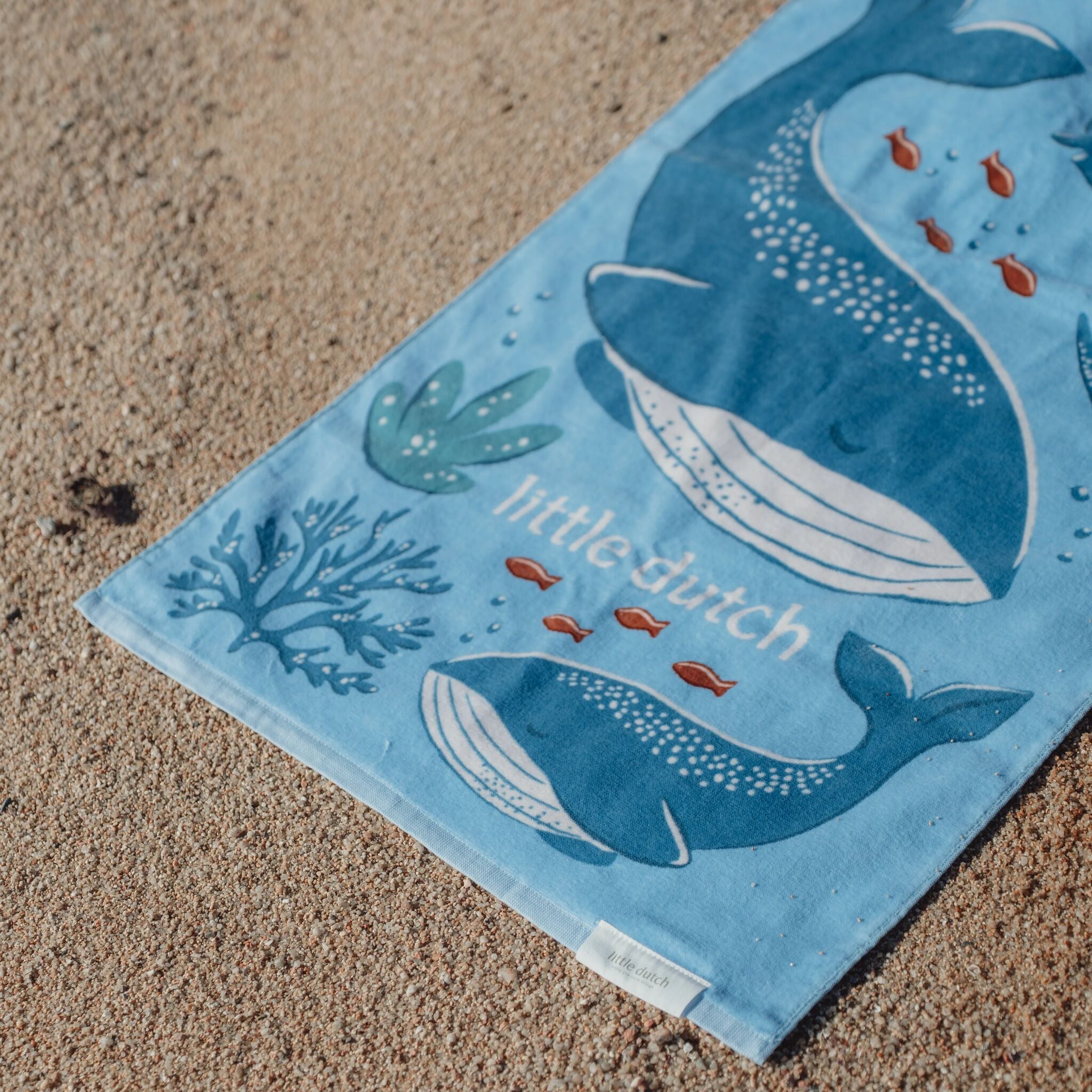 Strandtuch - Blau - Ocean Splash 