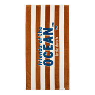 Strandtuch - Braun - Ocean Brown Stripes 