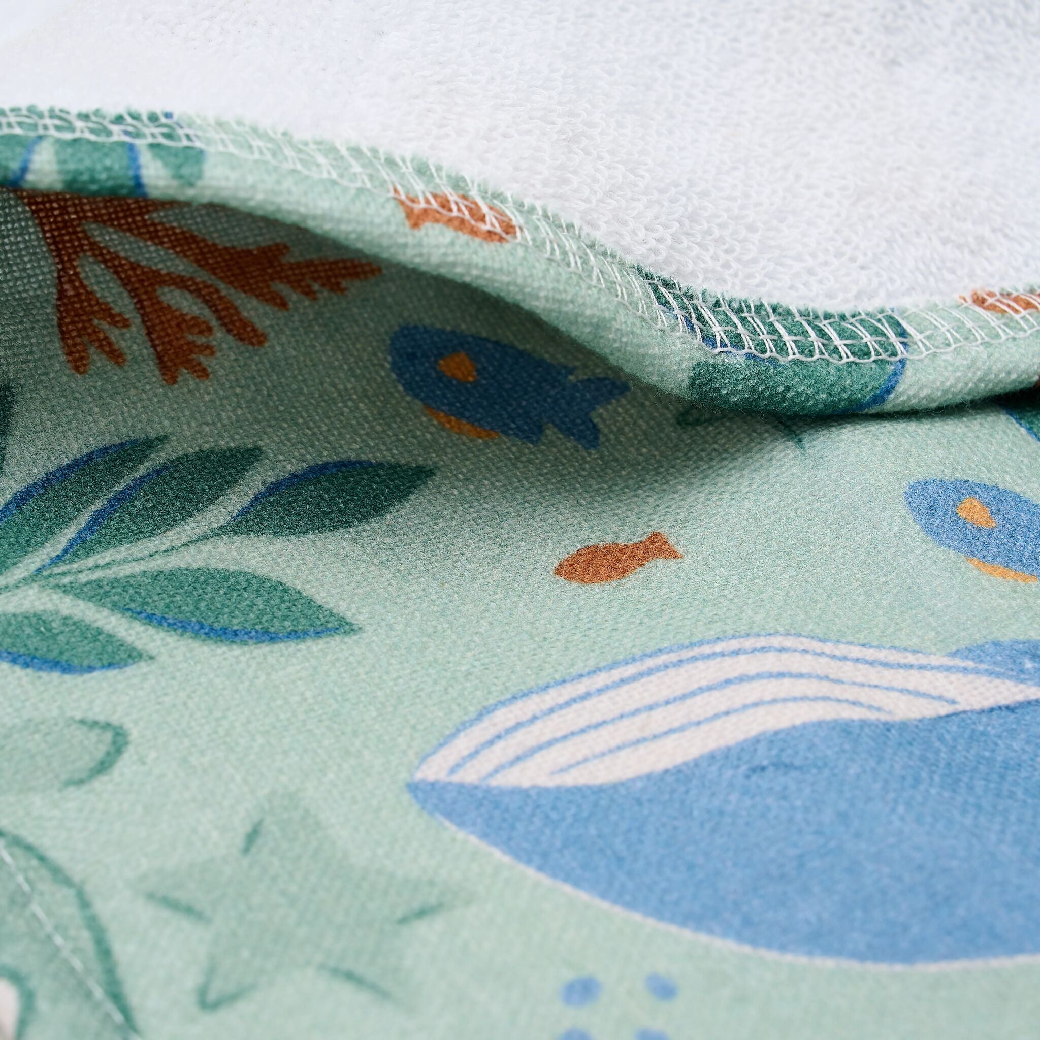 Badeponcho - Grün - Ocean Friends 