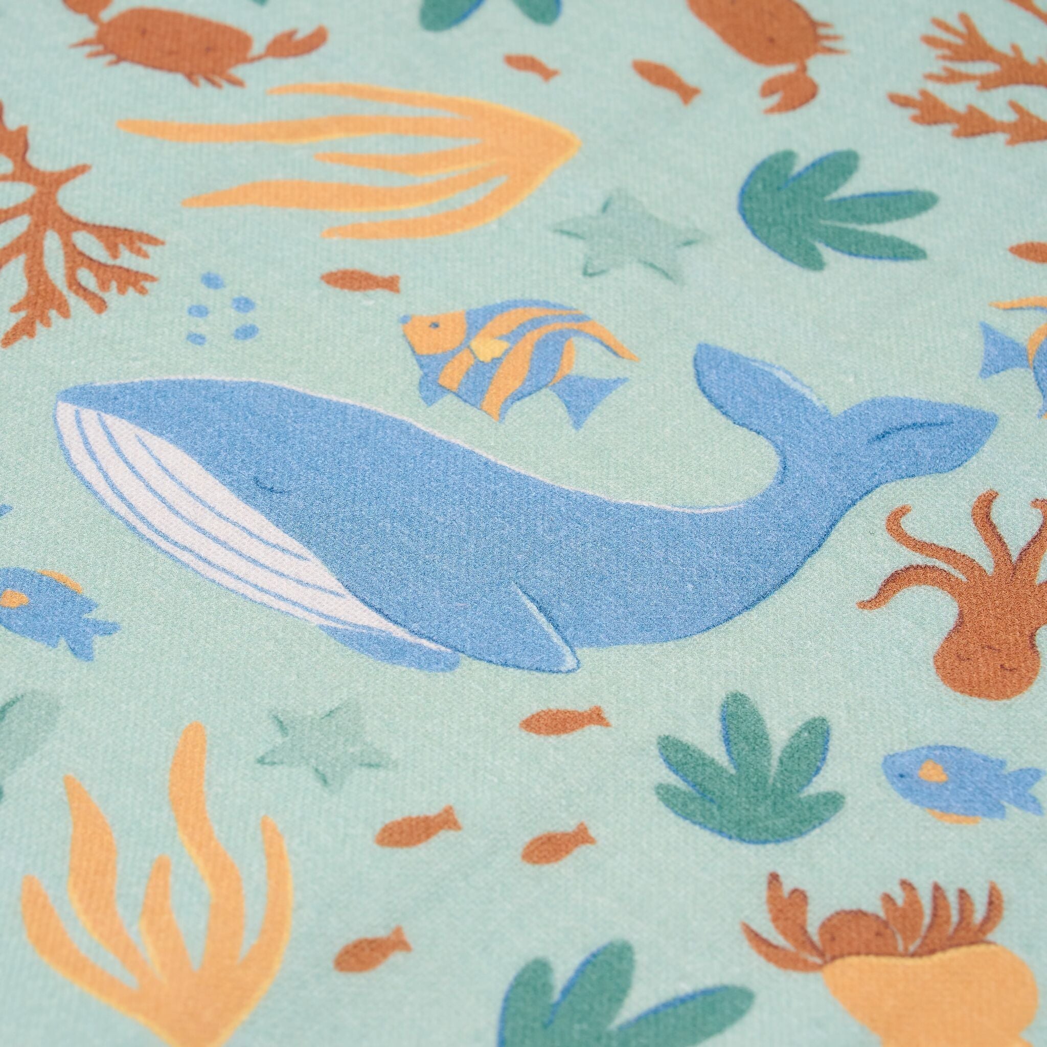 Badeponcho - Grün - Ocean Friends 