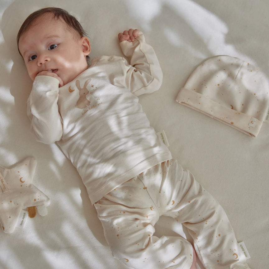 Ensemble de vêtements cadeau de naissance - Beige 