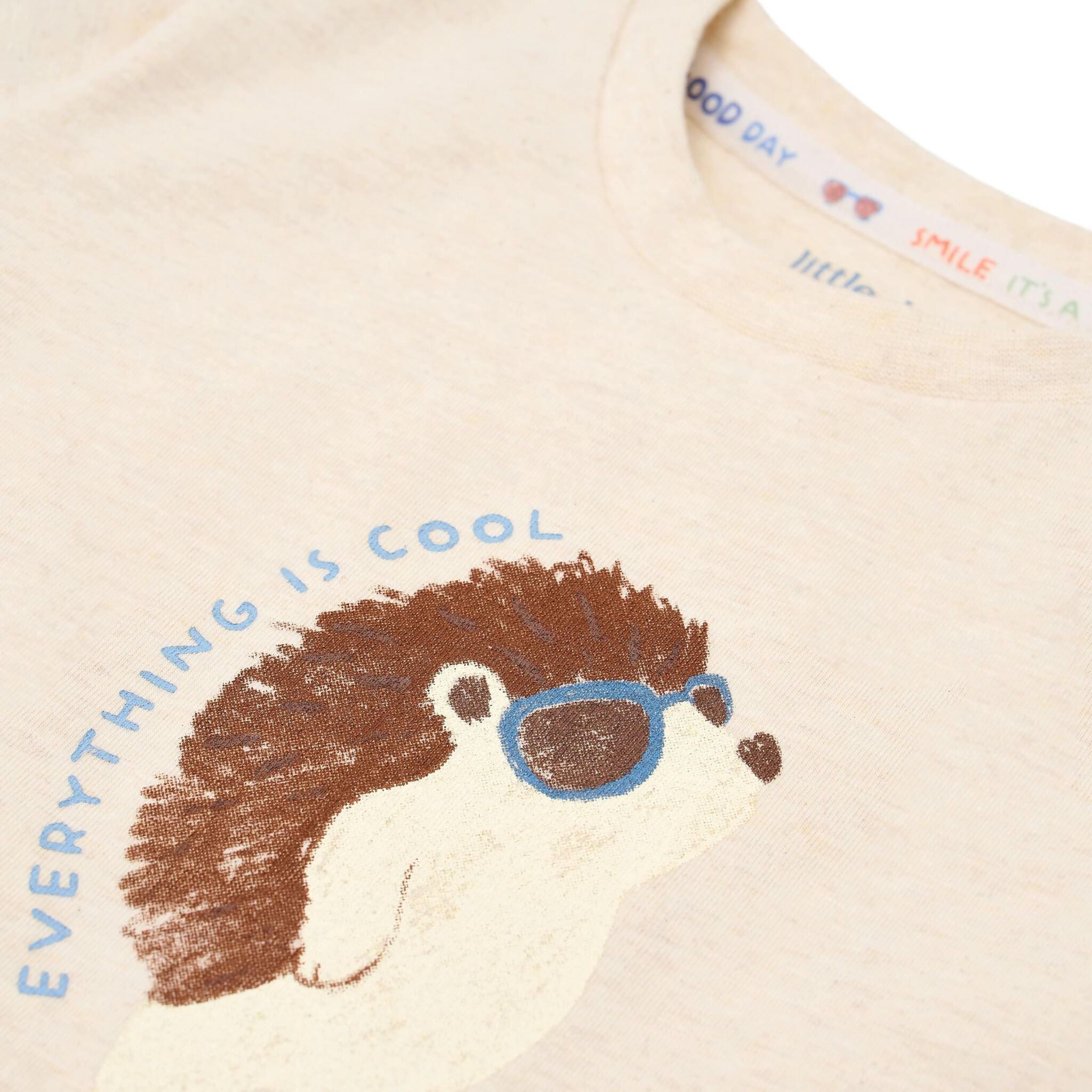 Shirt korte mouw - Zand - Egel