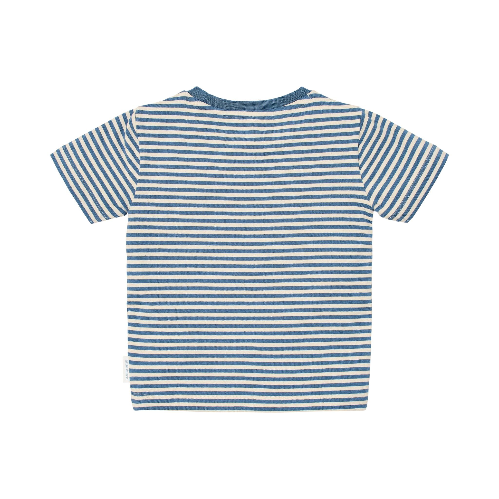 Shirt short sleeve - Blue - Indigo Sand Stripe 
