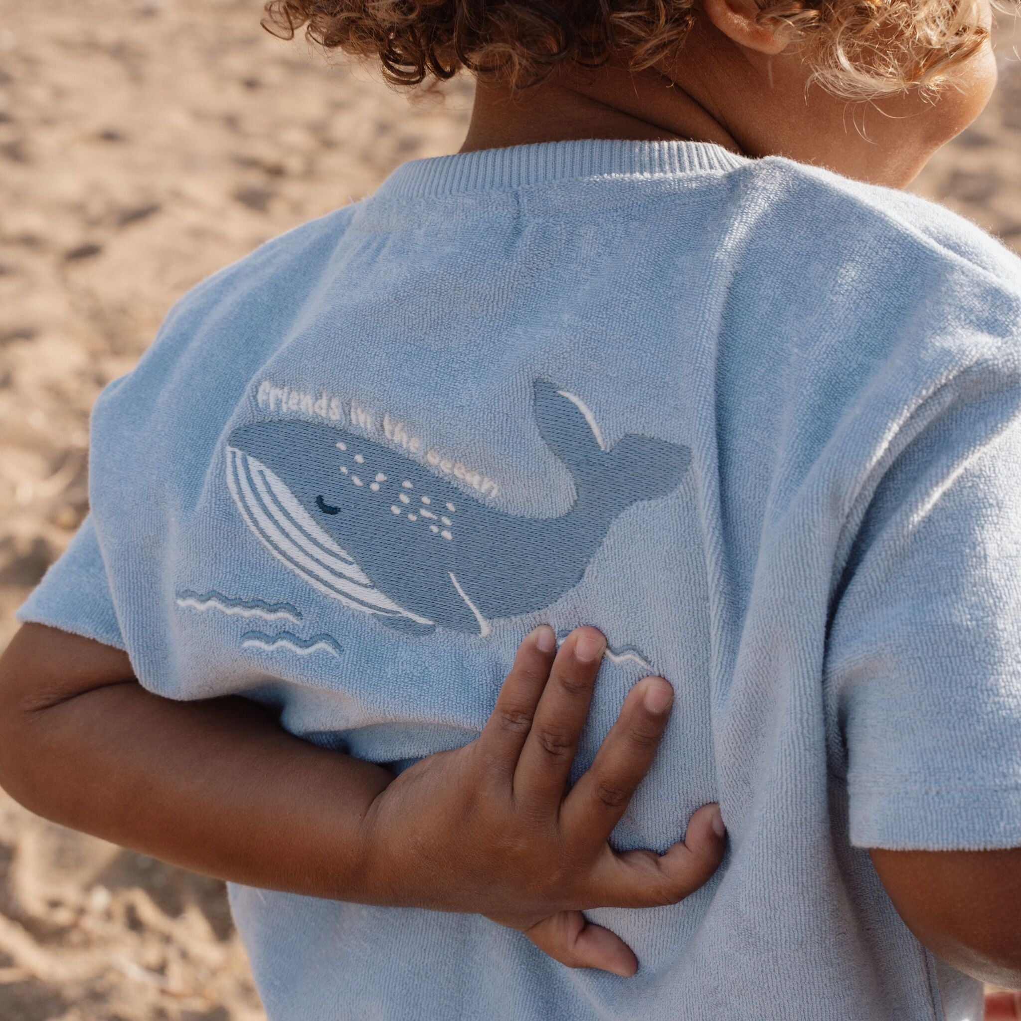 Shirt und Shorts Set - Blau 