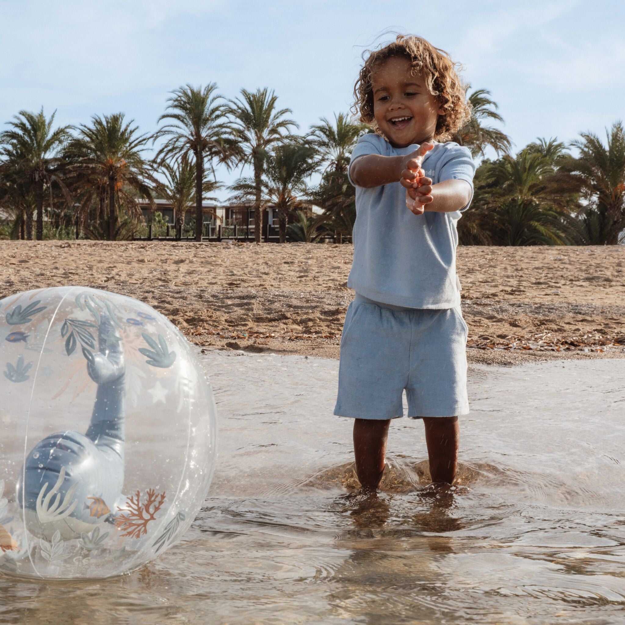 Shirt and shorts set - Blue 