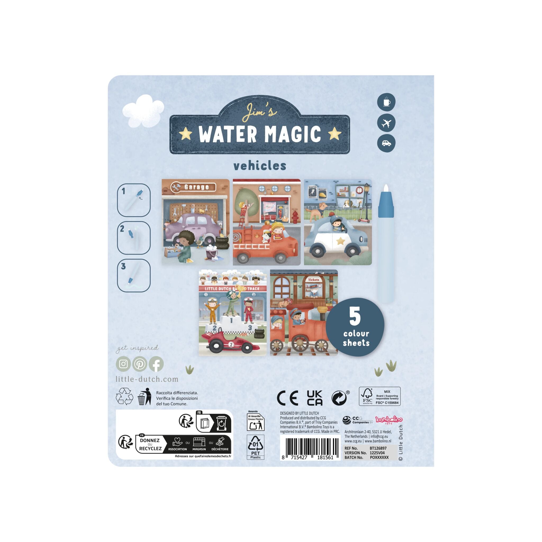 Waterkleurboek - Jim