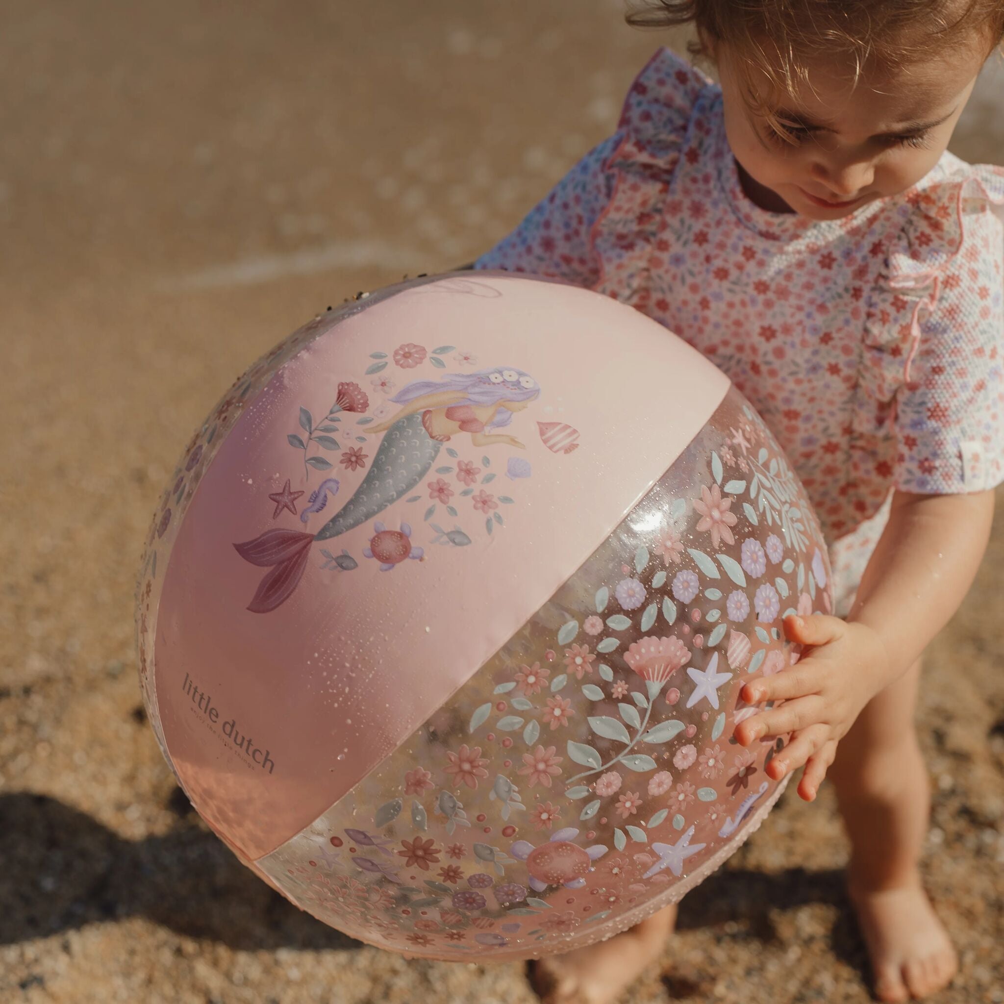 Ballon de plage - Rose - Sirène Rêveuse 