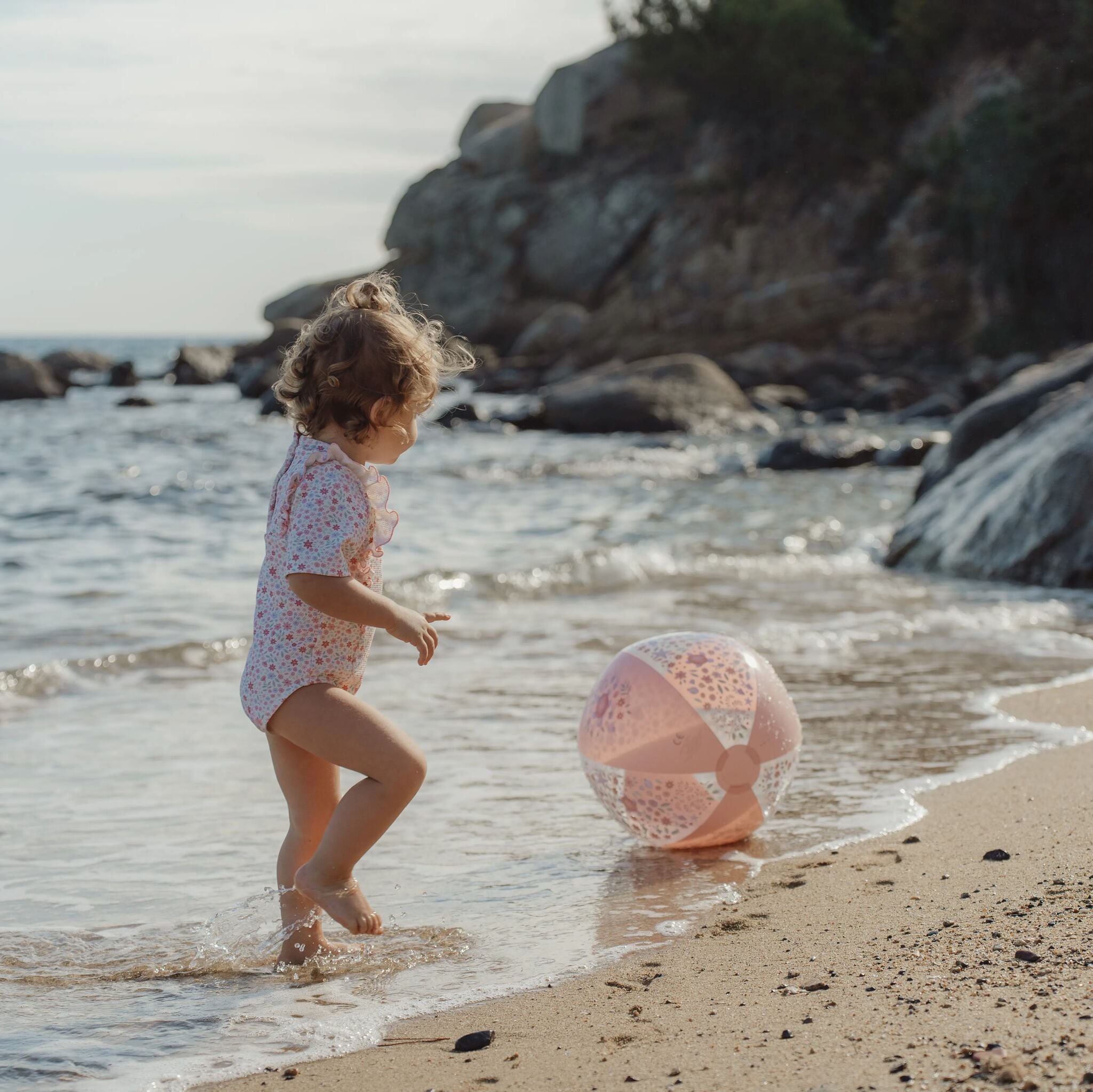 Strandbal - Roze - Dreamy Mermaid