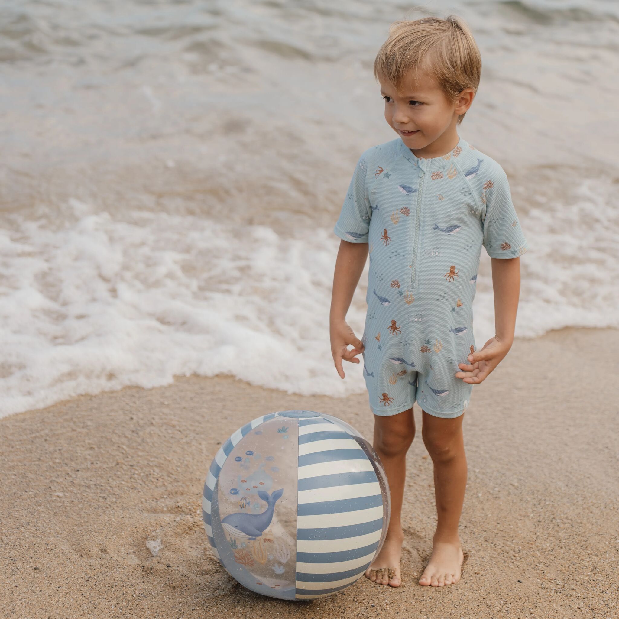 Ballon de plage - Bleu - Ocean World 
