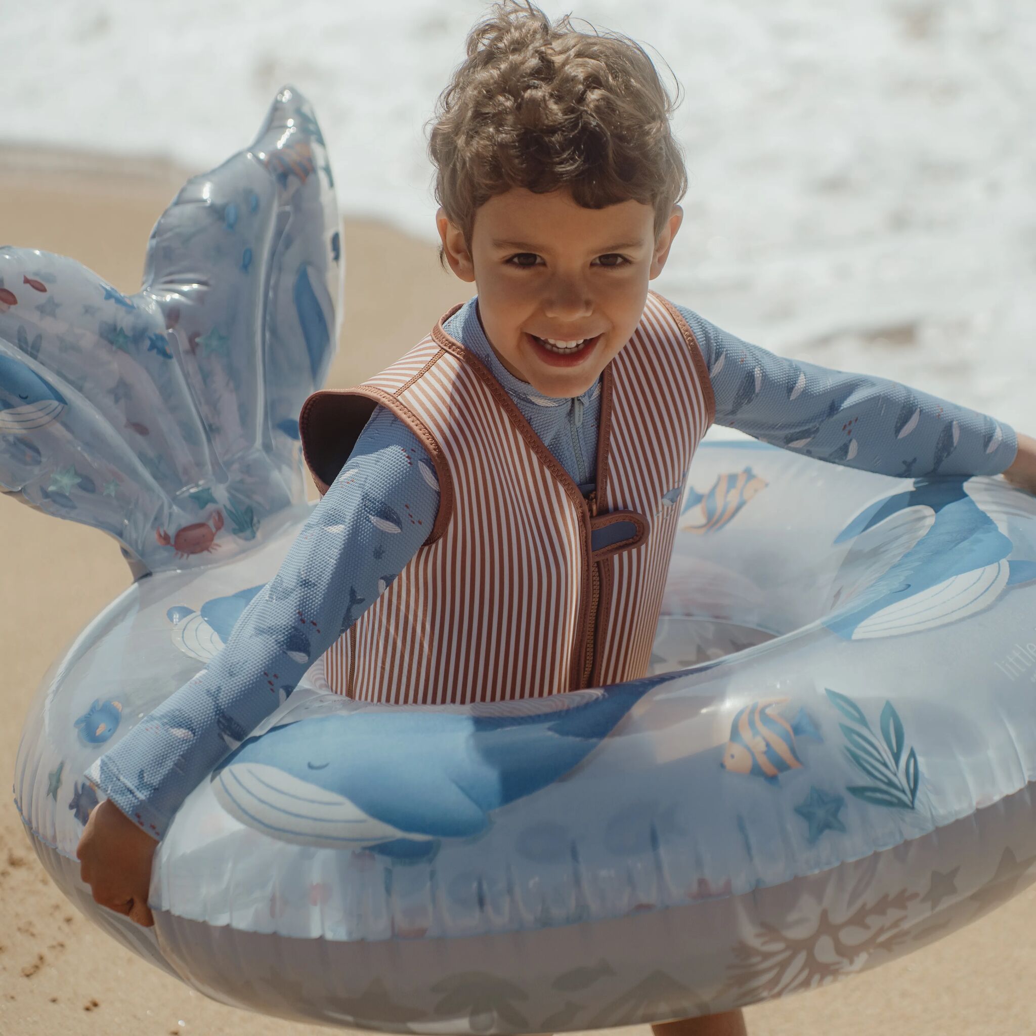 Bouée de natation - Bleu - Monde Océan 