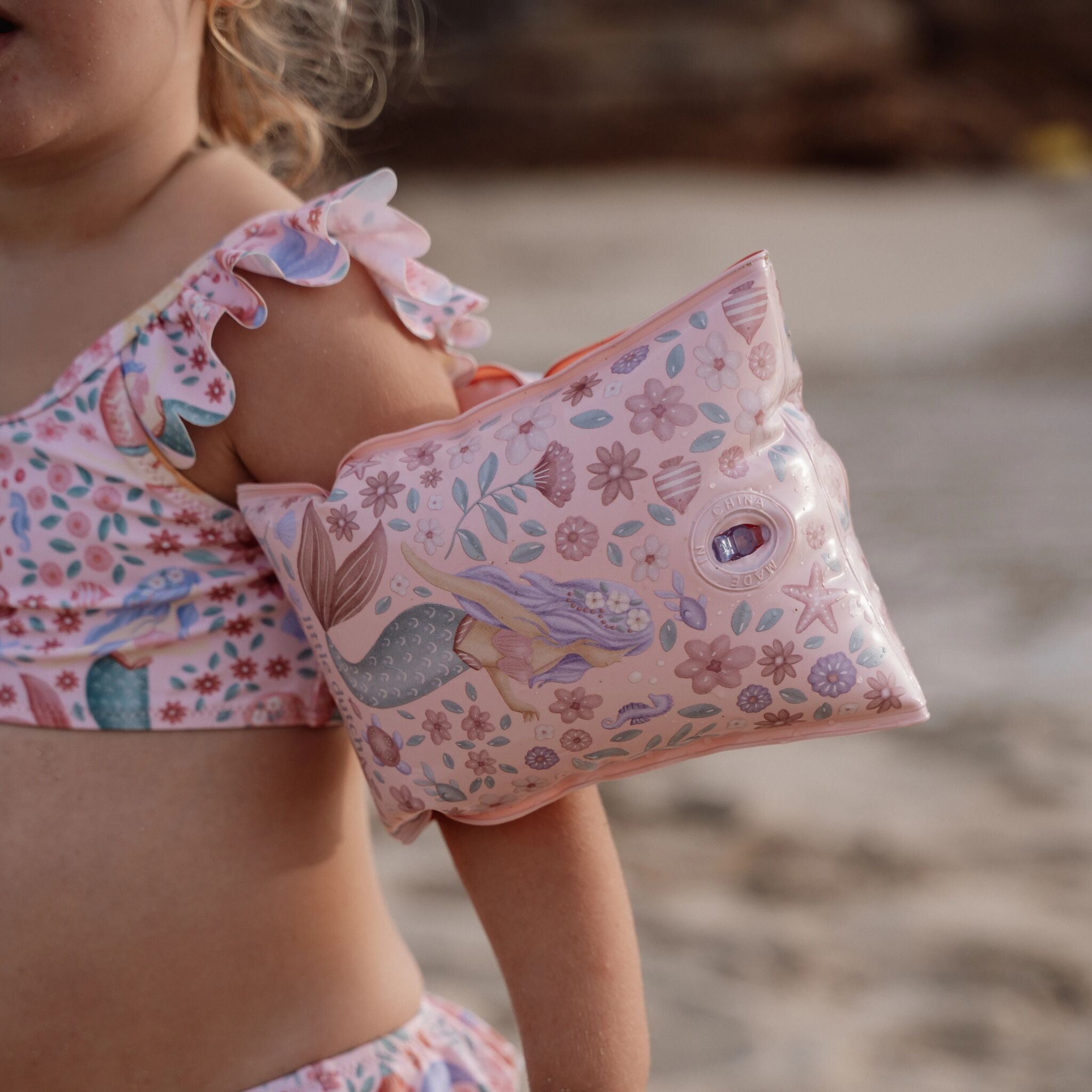 Brassards de natation - Rose - Sirène rêveuse 