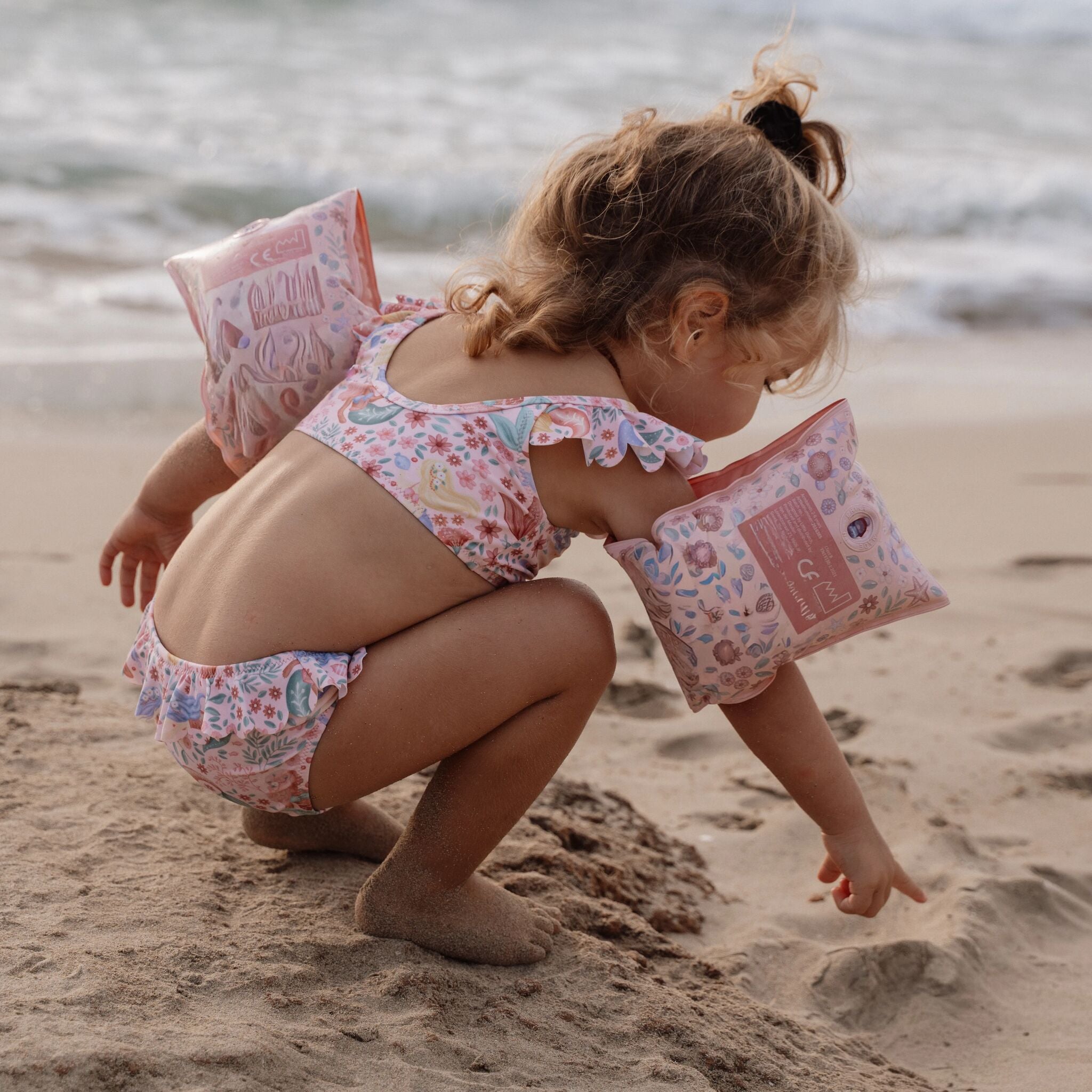 Brassards de natation - Rose - Sirène rêveuse 