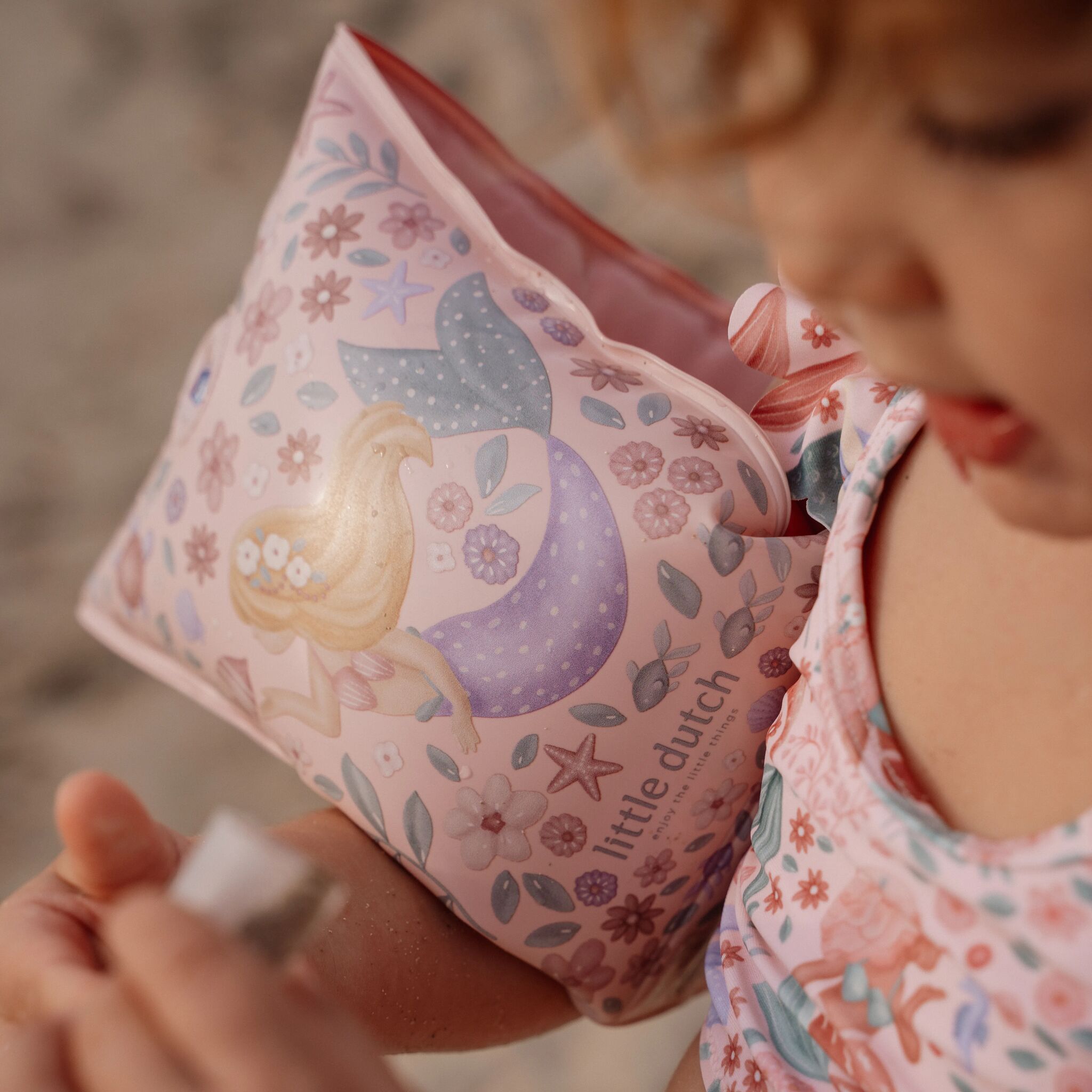 Brassards de natation - Rose - Sirène rêveuse 