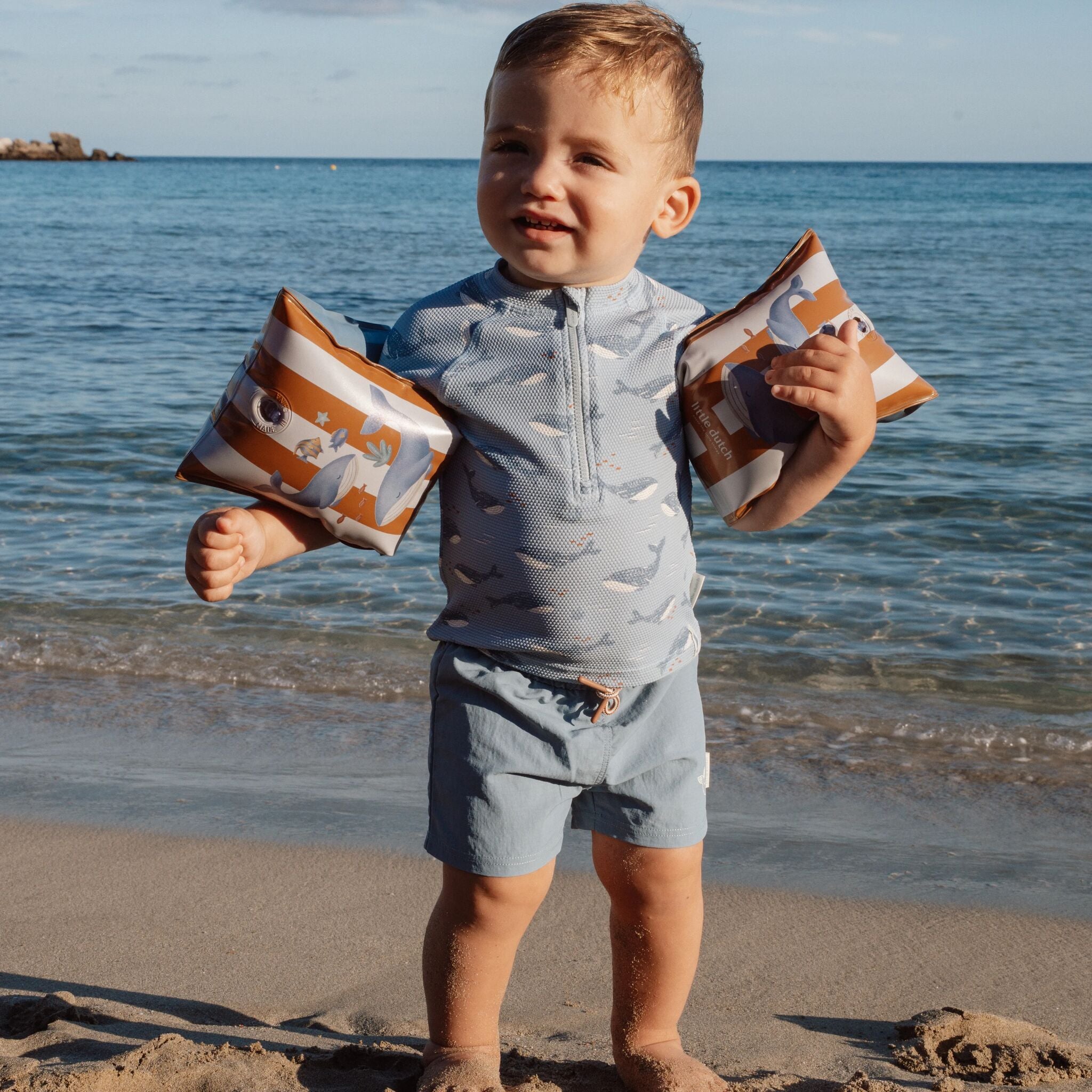 Brassards de natation - Marron - Ocean World 