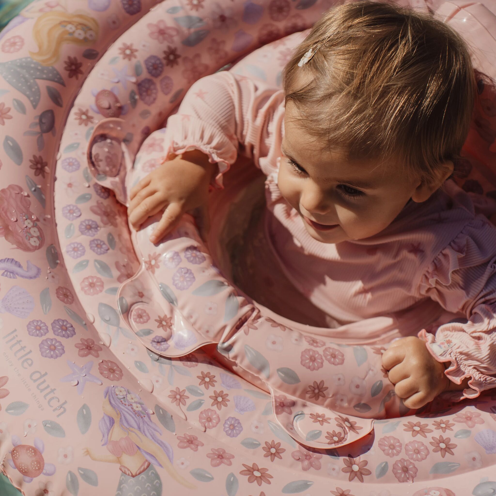 Bouée pour bébé - Rose - Sirène Rêveuse 