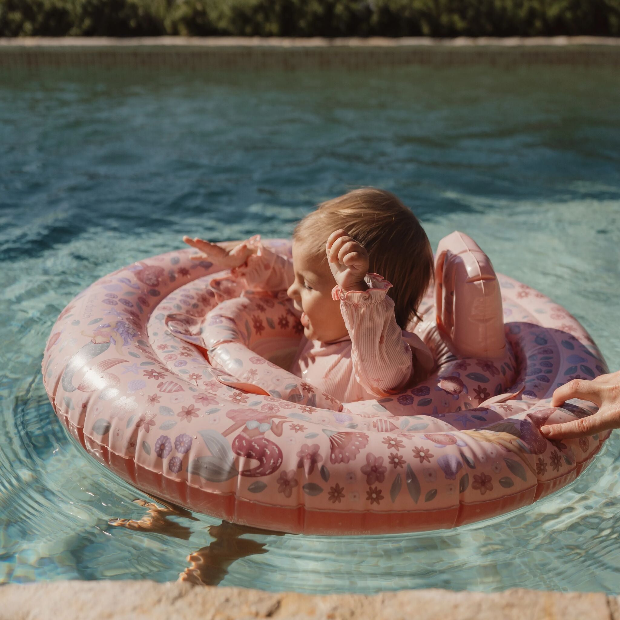 Bouée pour bébé - Rose - Sirène Rêveuse 
