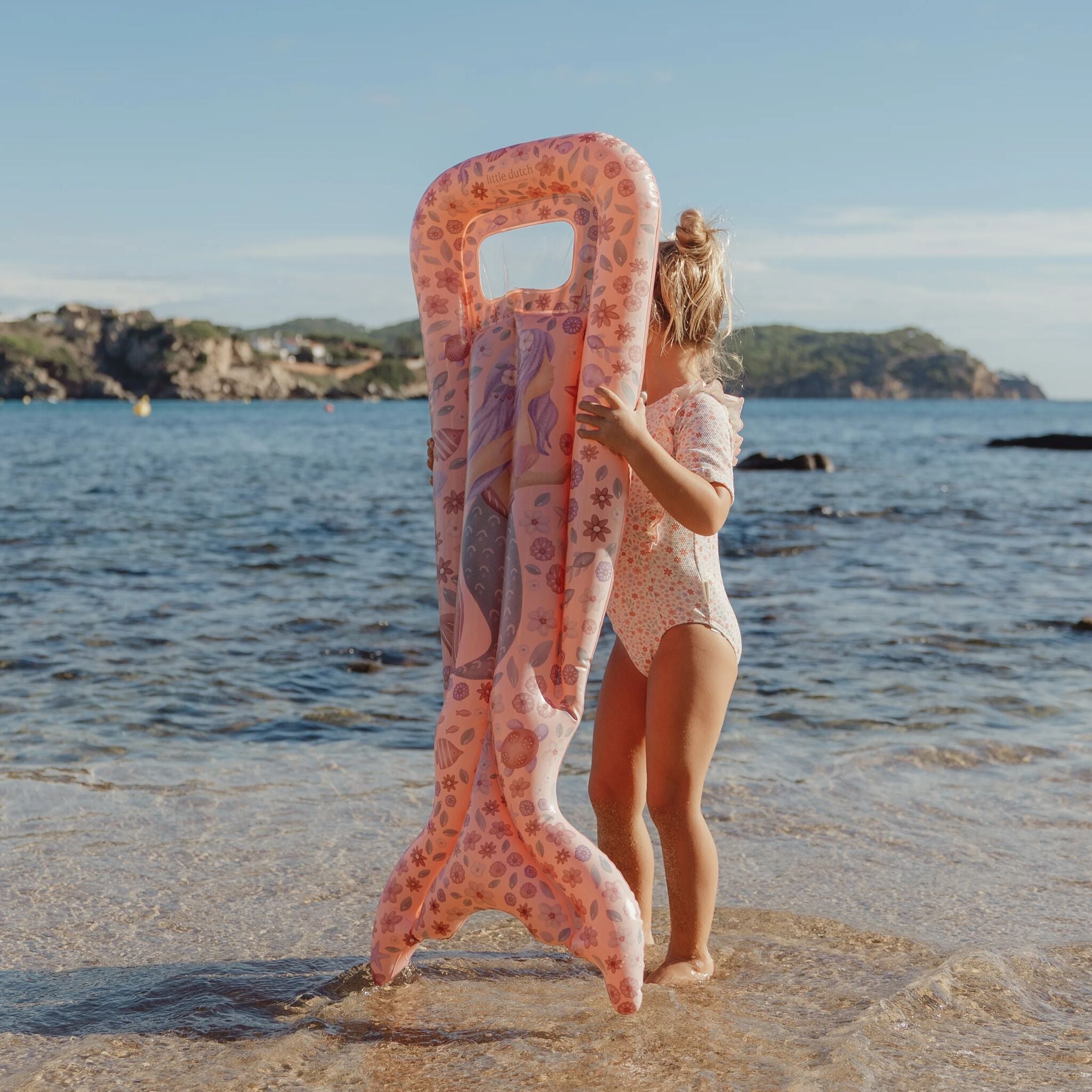 Matelas gonflable - Rose - Sirène de rêve 