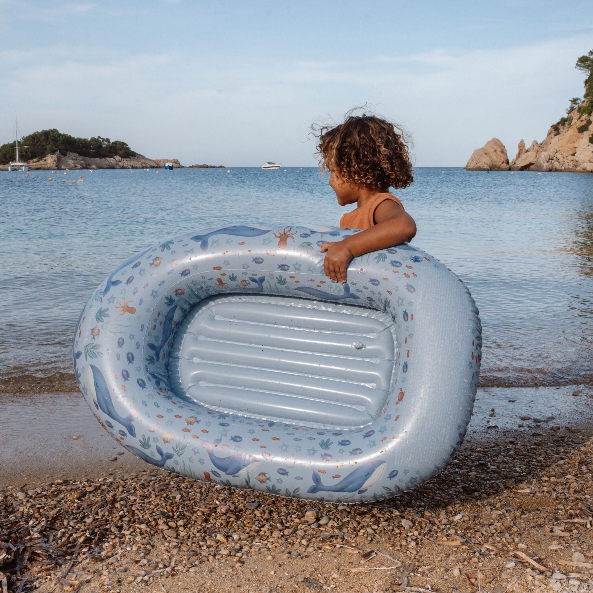 Opblaasboot - Blauw - Ocean World