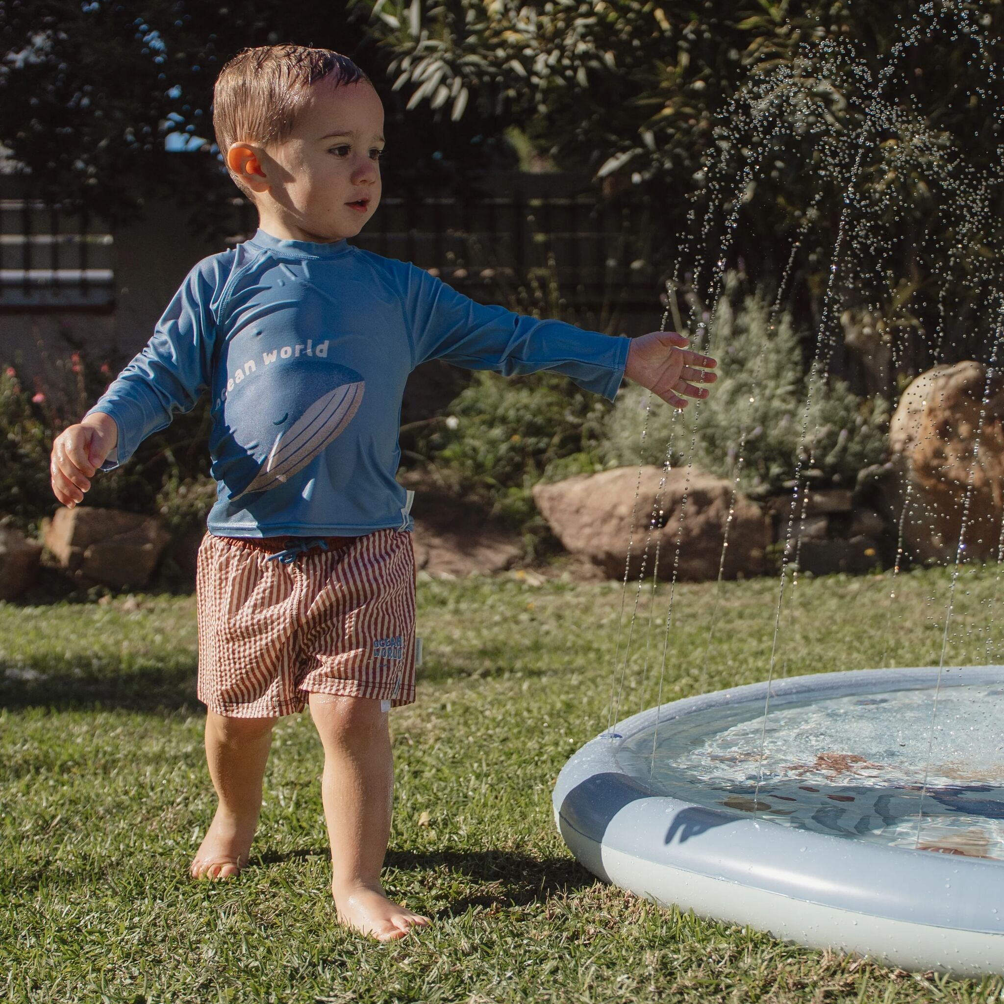 Tapis de jeu aquatique - Bleu - Monde Océan 
