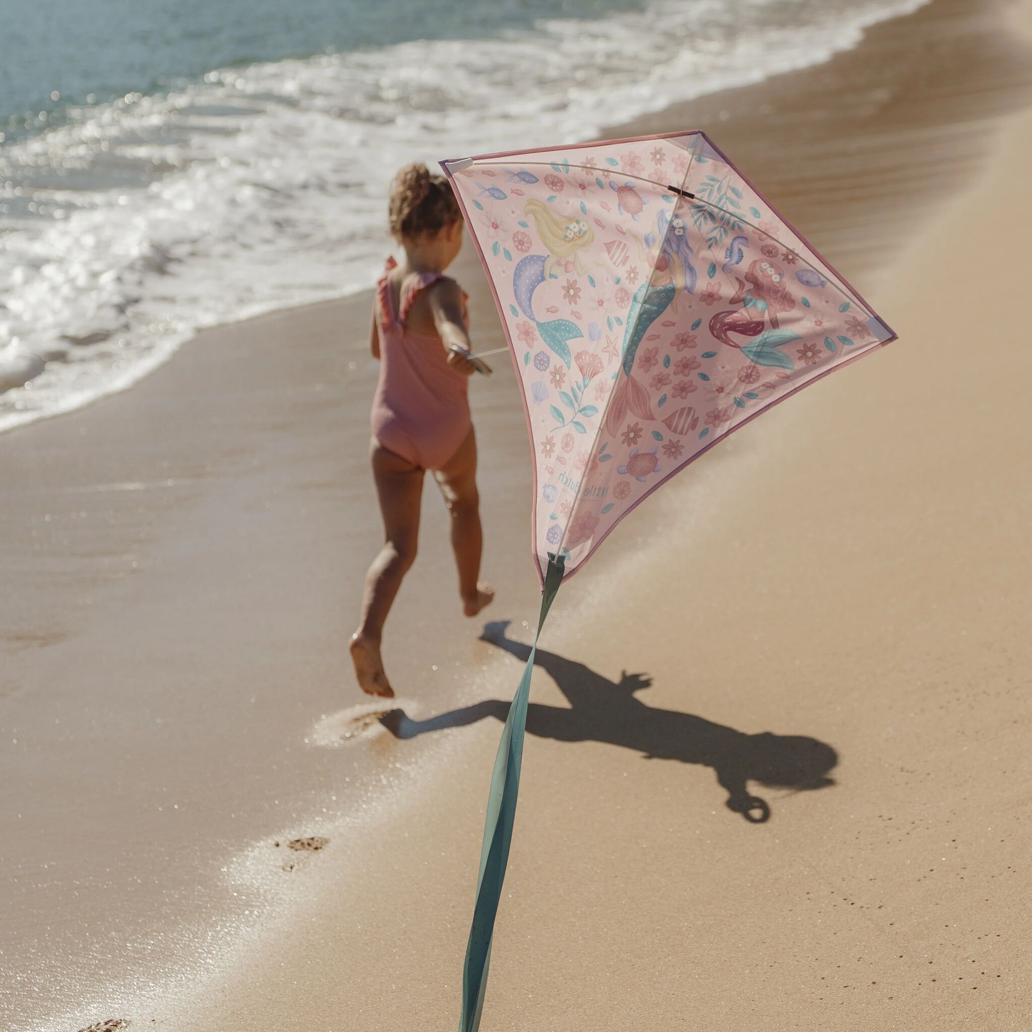 Cerf-volant - Rose - Sirène Rêveuse 