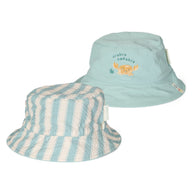 Bucket hat - Groen - Ocean Surf Stripes