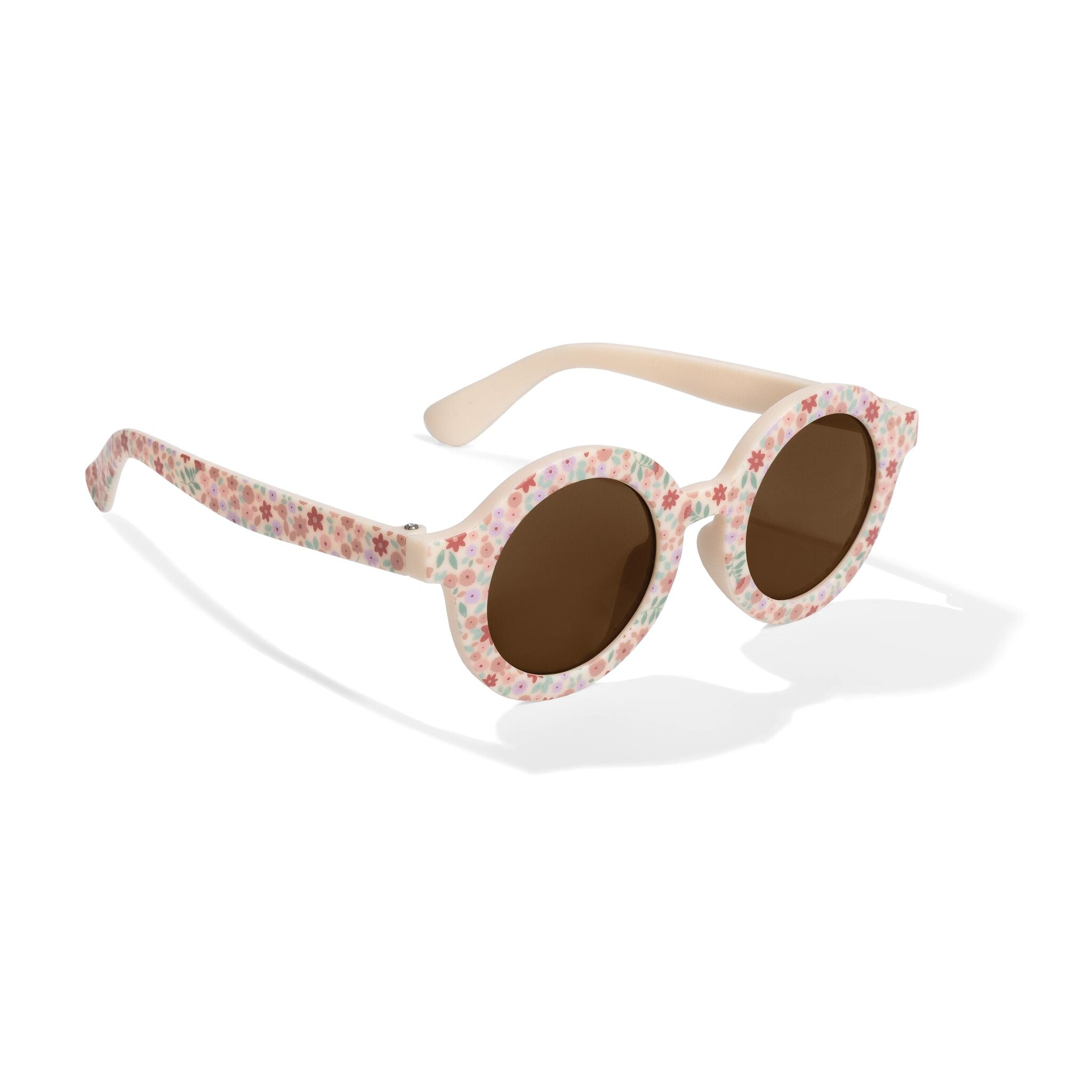 Sonnenbrille - Rosa - Blumenmuster 