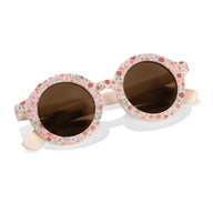 Sonnenbrille - Rosa - Blumenmuster 