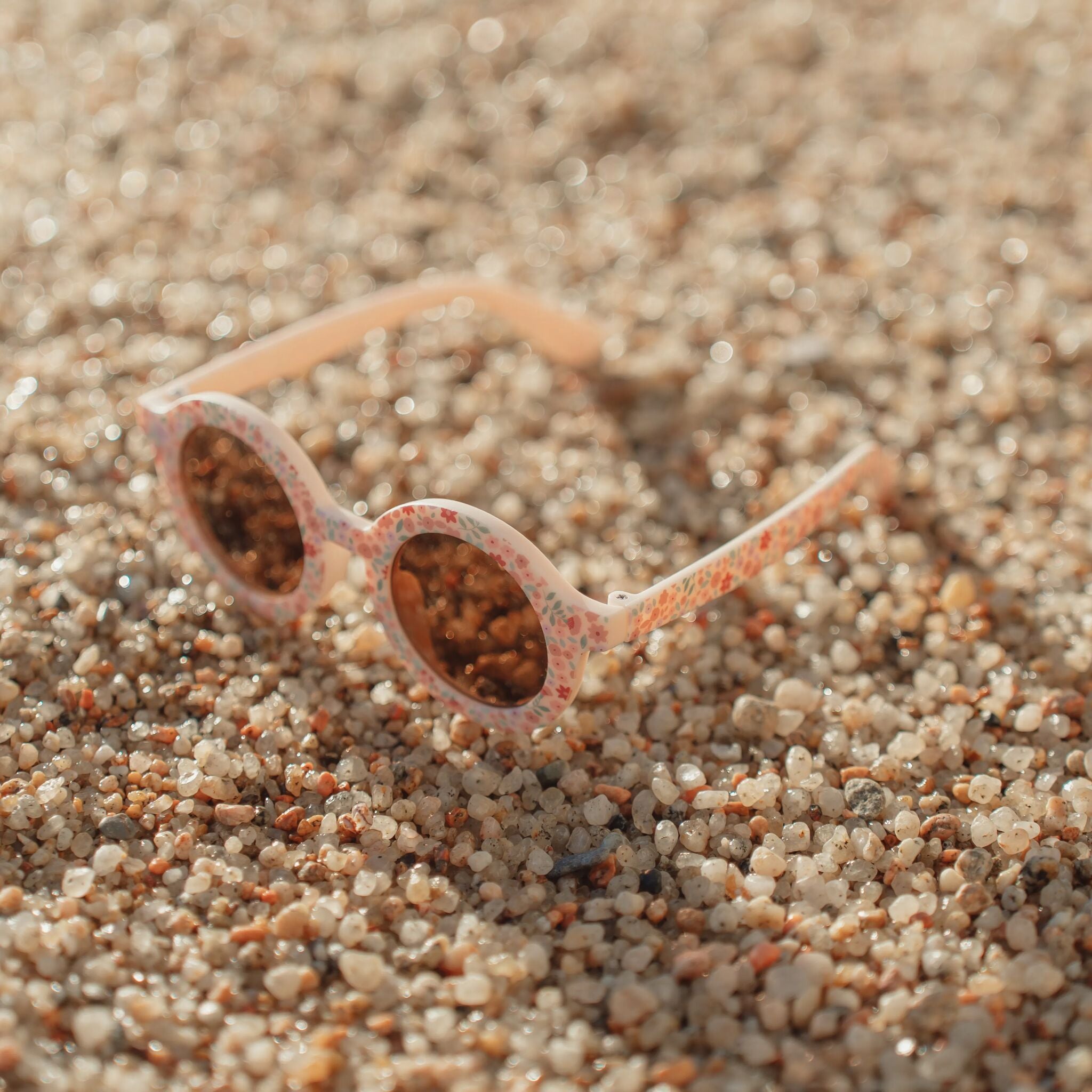 Zonnebril - Roze - Bloemenprint