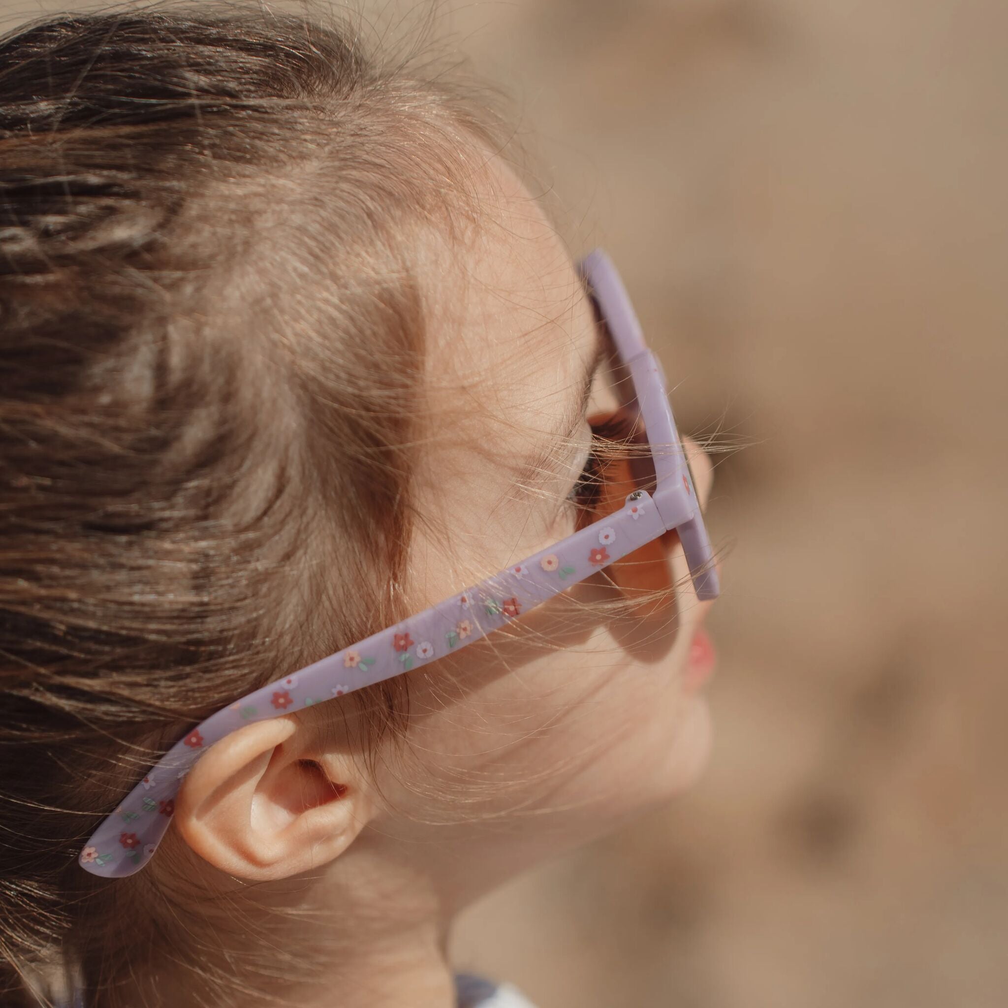 Lunettes de soleil - Violet - Rayures 