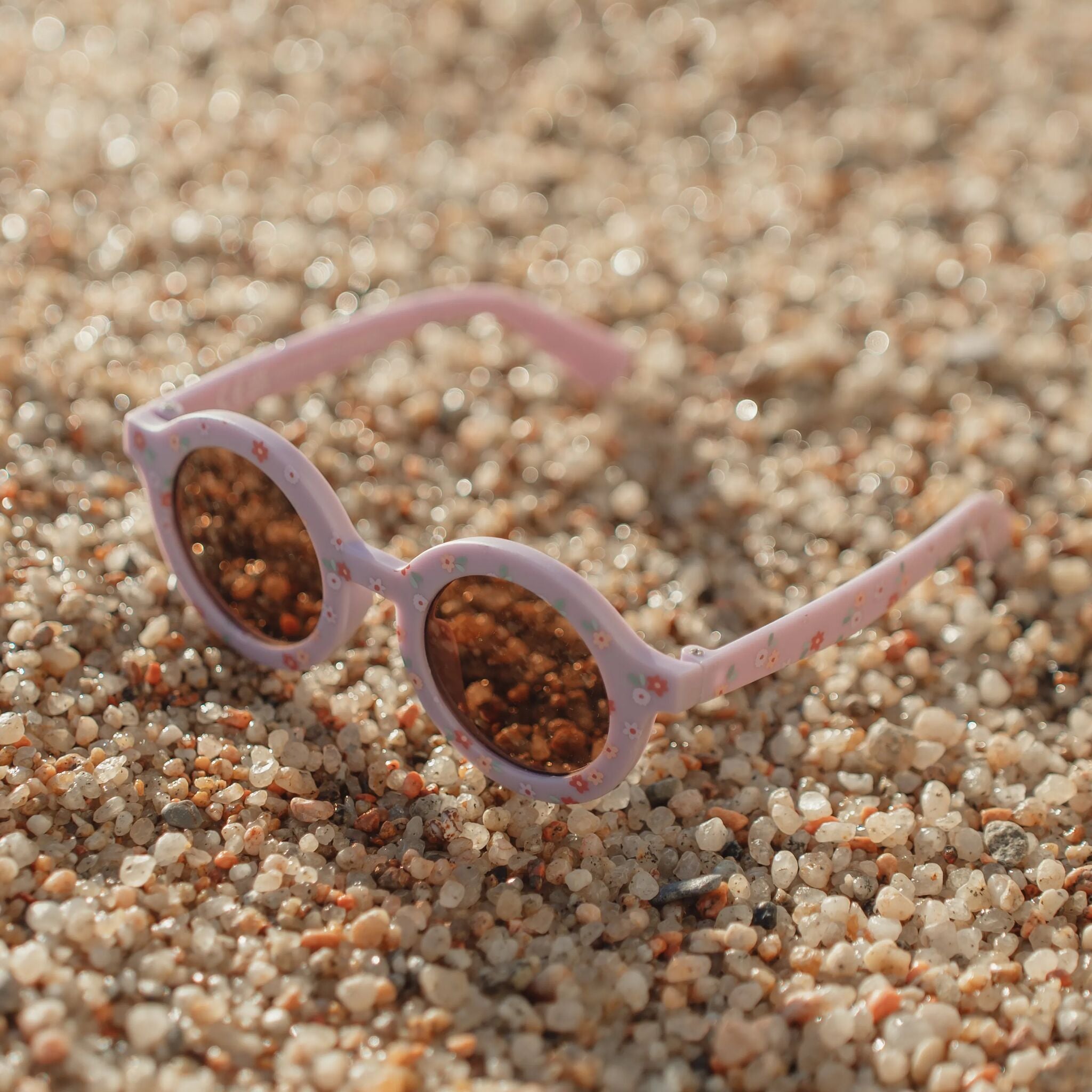 Lunettes de soleil - Violet - Rayures 