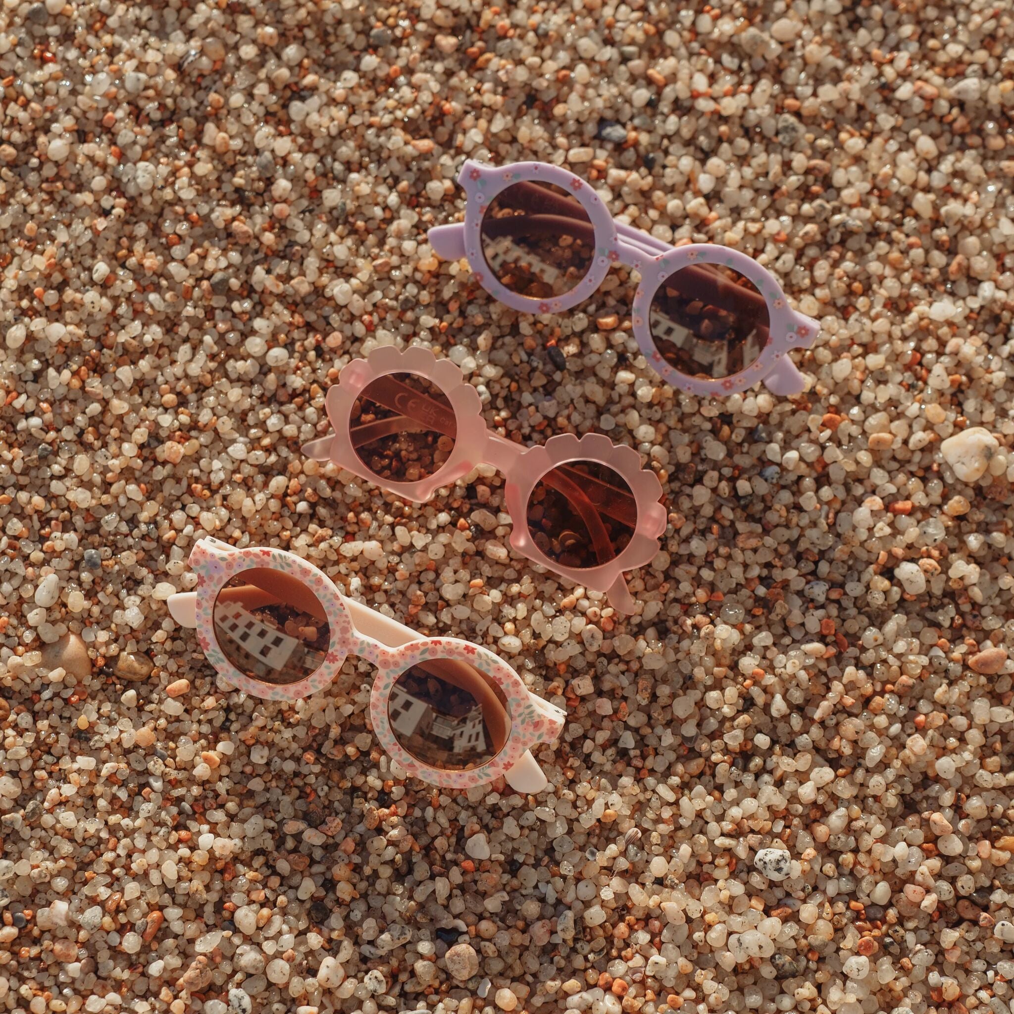 Sonnenbrille - Rosa - Muschel 