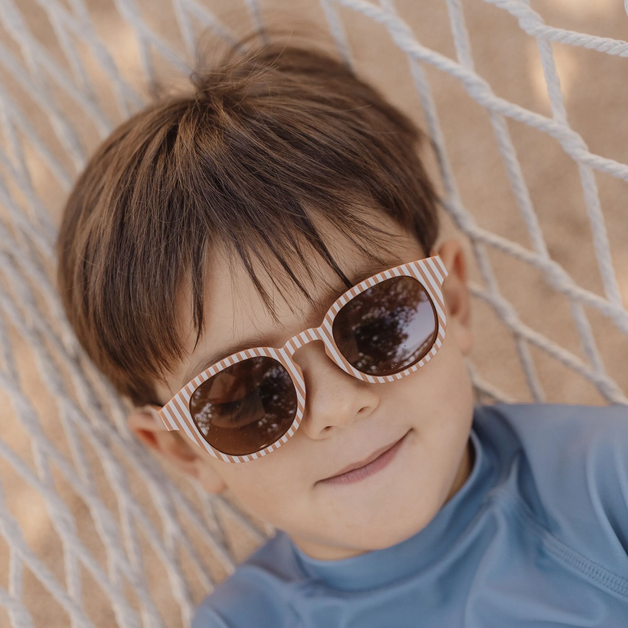 Zonnebril - Bruin - Streepjes