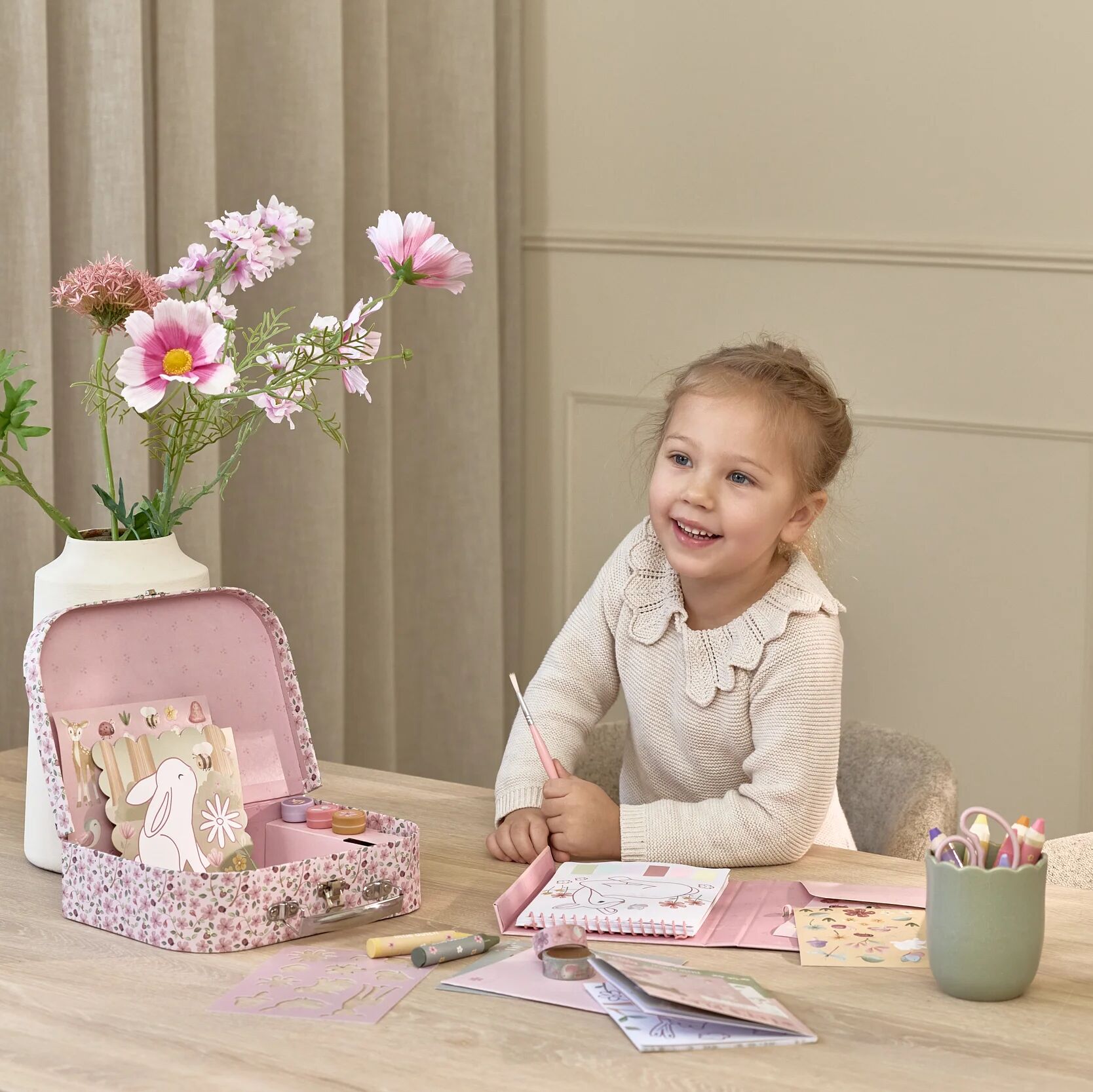 Knutselkoffer - Rosa