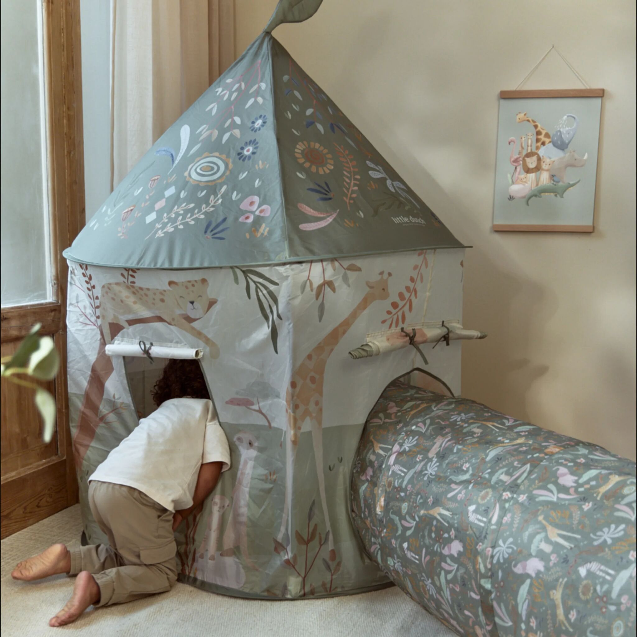 Speeltent - Kruiptunnel - Groen